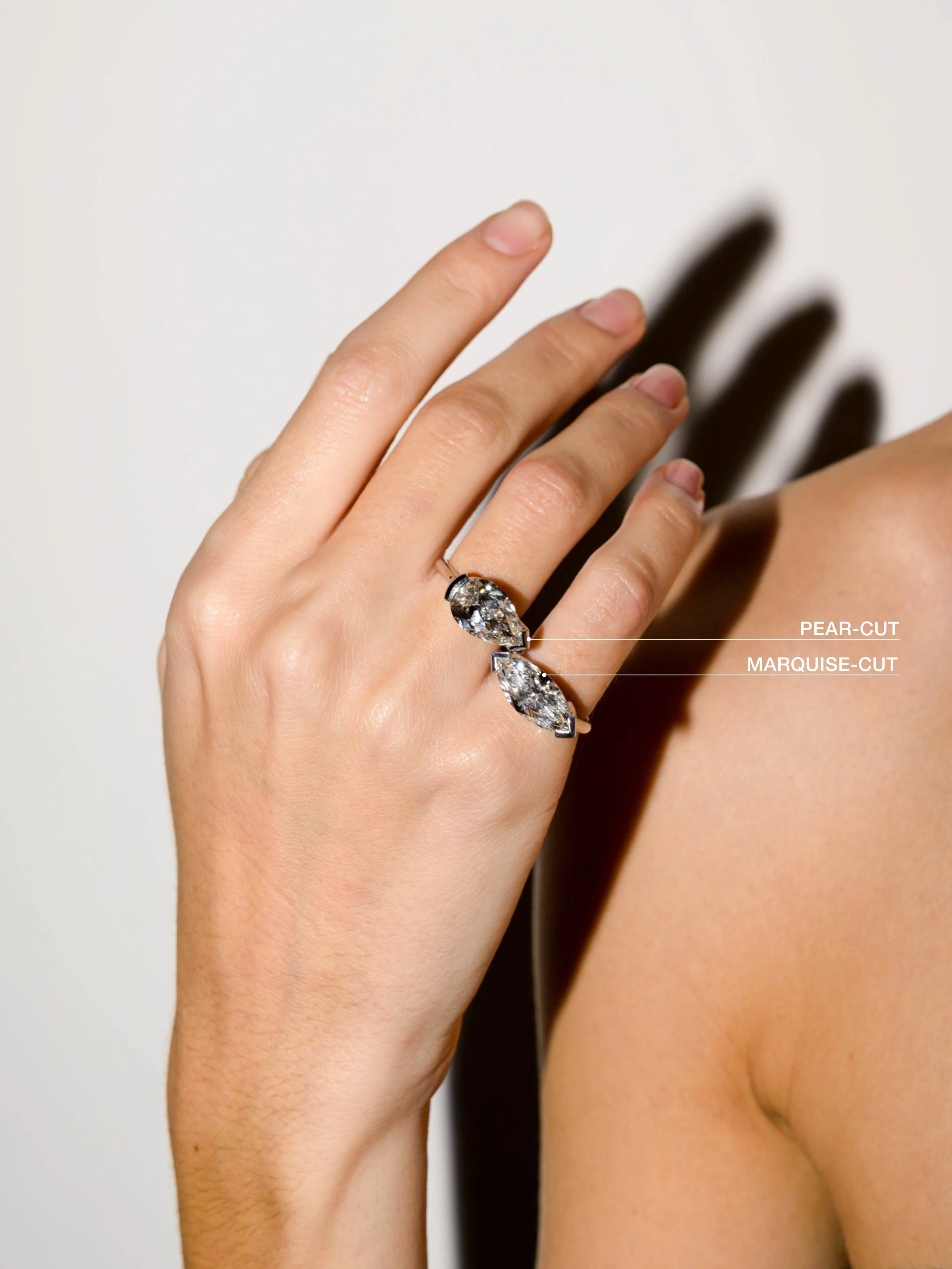 Dorsey - 14K INES PEAR - CUT RING IN LAB DIAMOND - Image 4