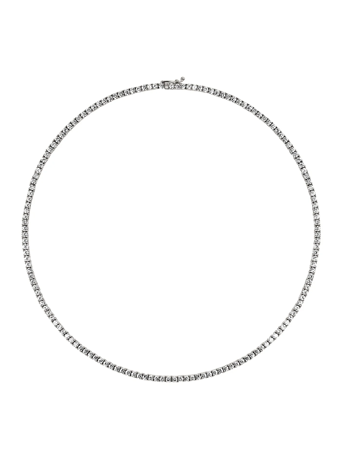 Dorsey - 14K MOSS RIVIÈRE NECKLACE IN 2.5MM LAB DIAMOND