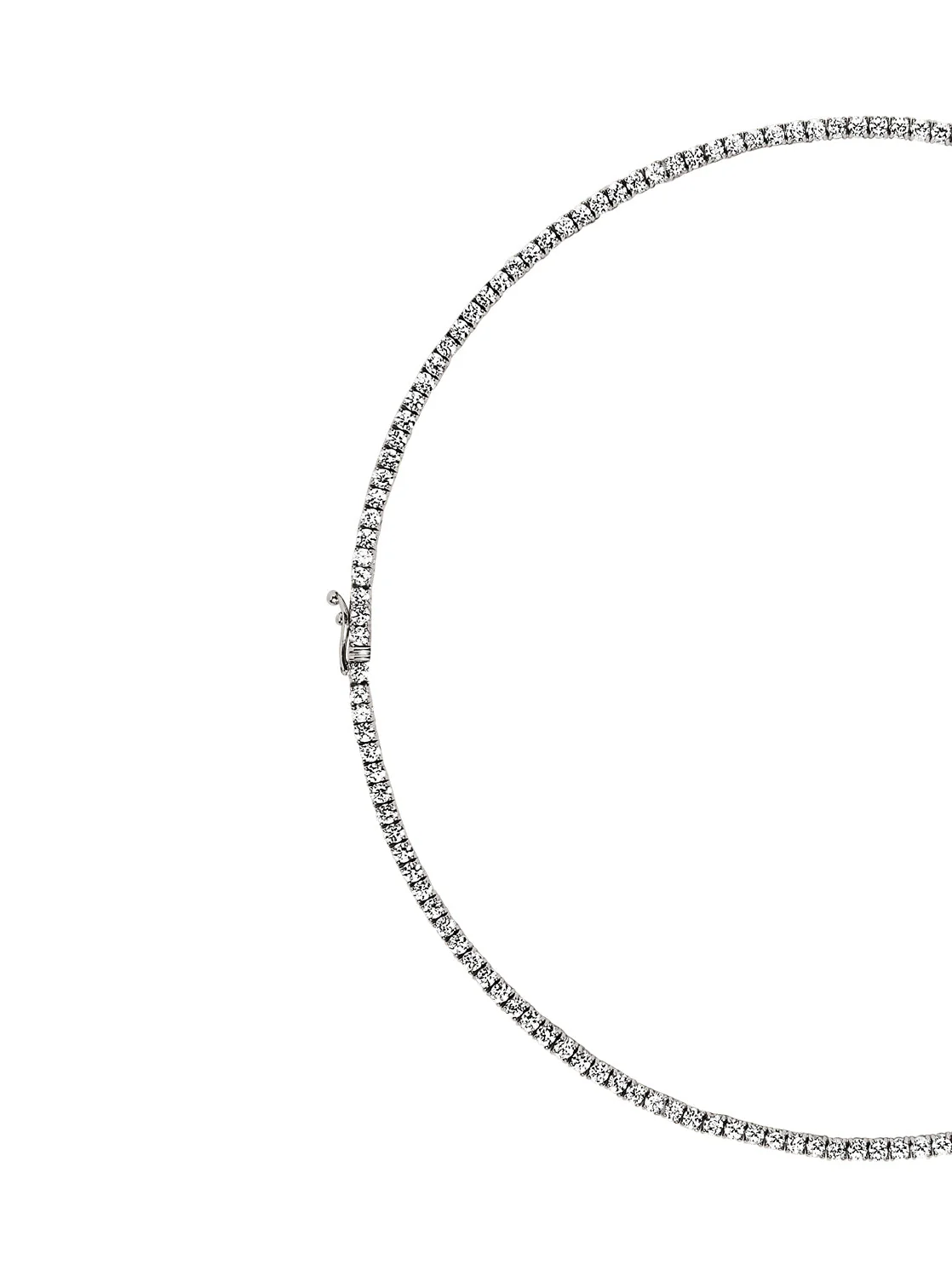Dorsey - 14K MOSS RIVIÈRE NECKLACE IN 2.5MM LAB DIAMOND - Image 2