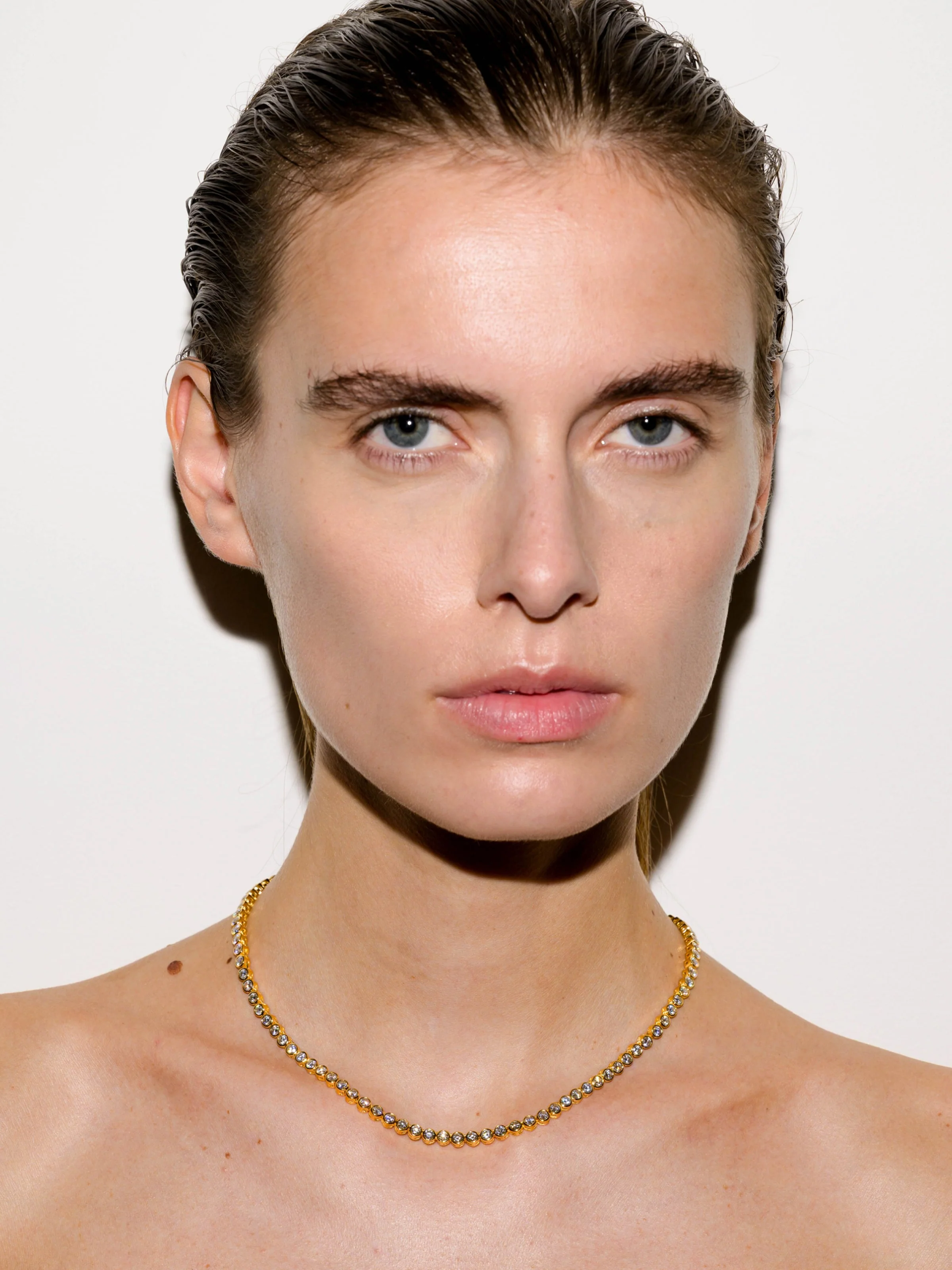 Dorsey - 14K JAMES BEZEL RIVIÈRE NECKLACE IN LAB DIAMOND - Image 3