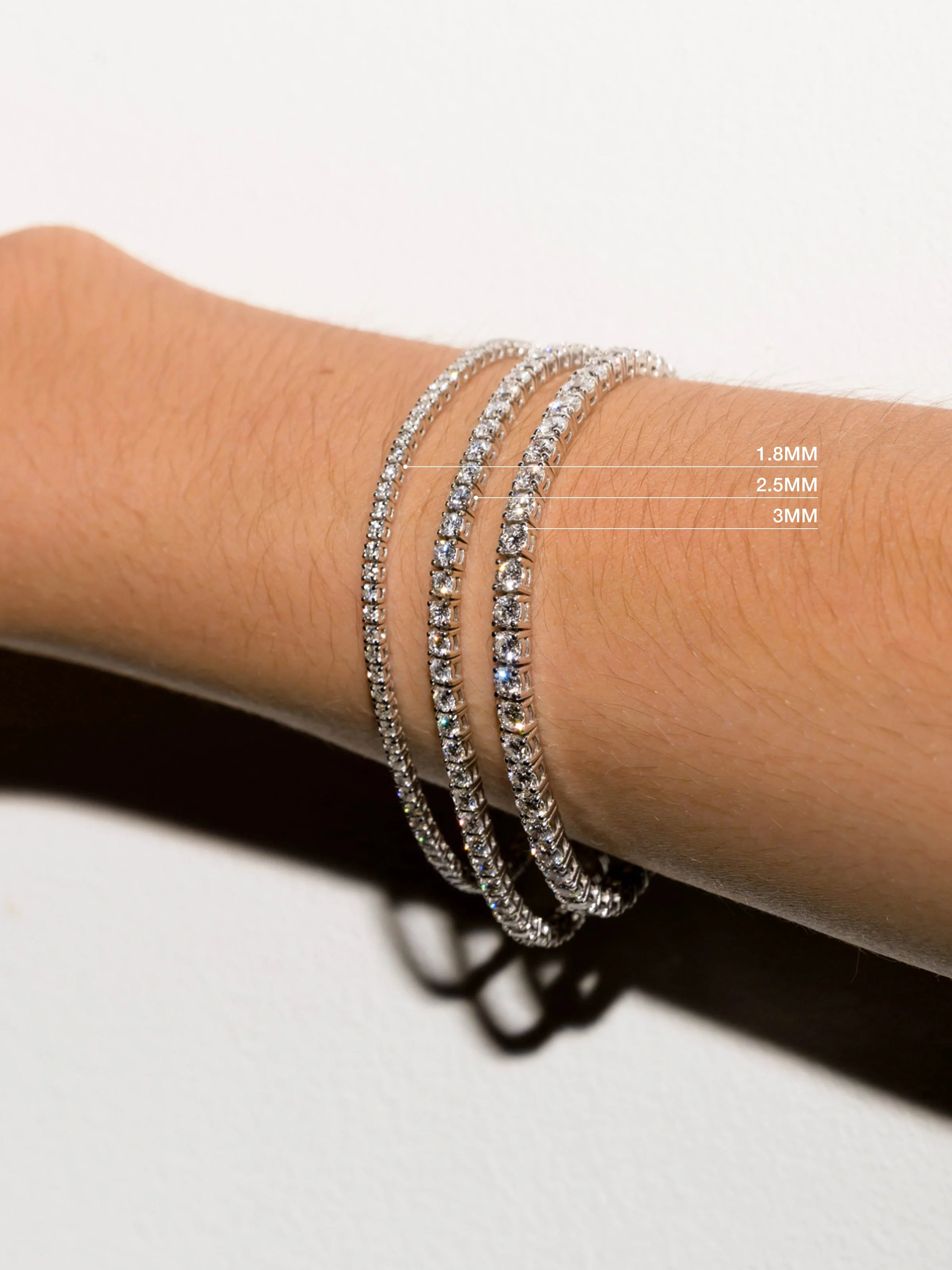 Dorsey - 14K KATE RIVIÈRE BRACELET IN 3MM LAB DIAMOND - Image 3