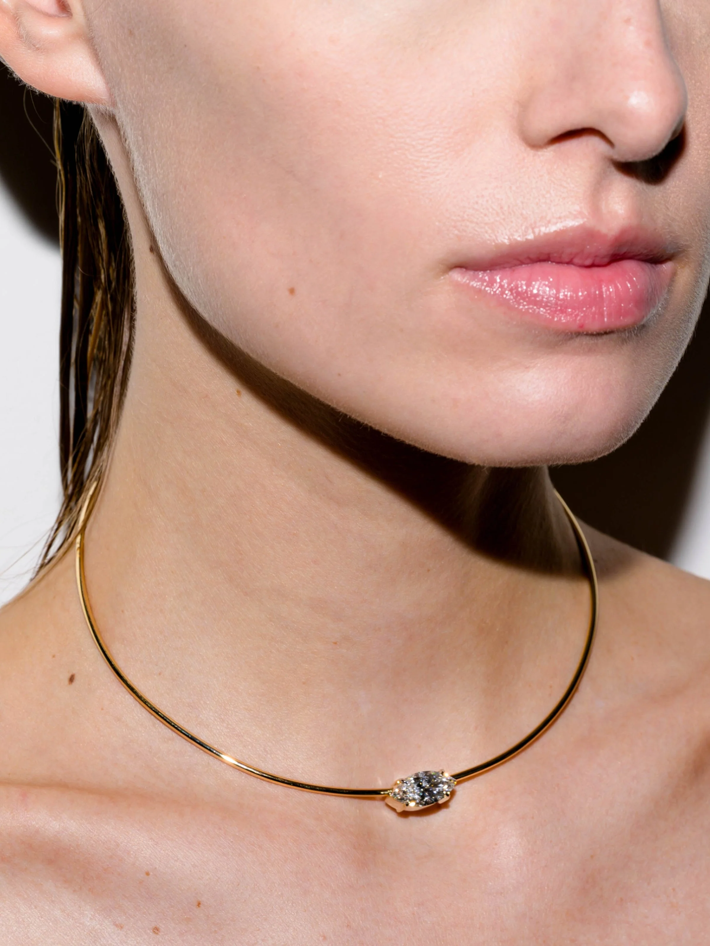 Dorsey - 14K ROWE MARQUISE - CUT COLLAR IN 3 CTS LAB DIAMOND - Image 3
