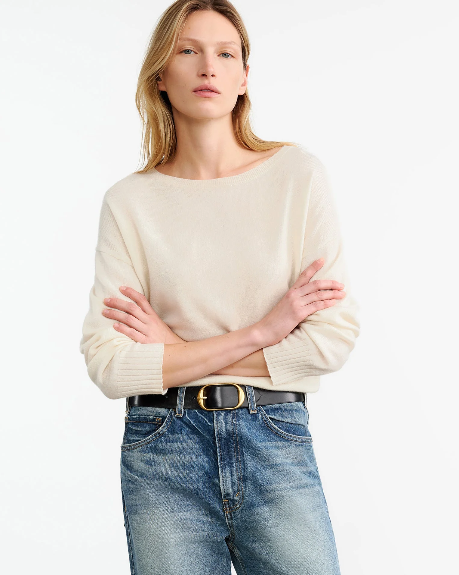 Nili Lotan - BOYFRIEND CASHMERE SWEATER - Image 3