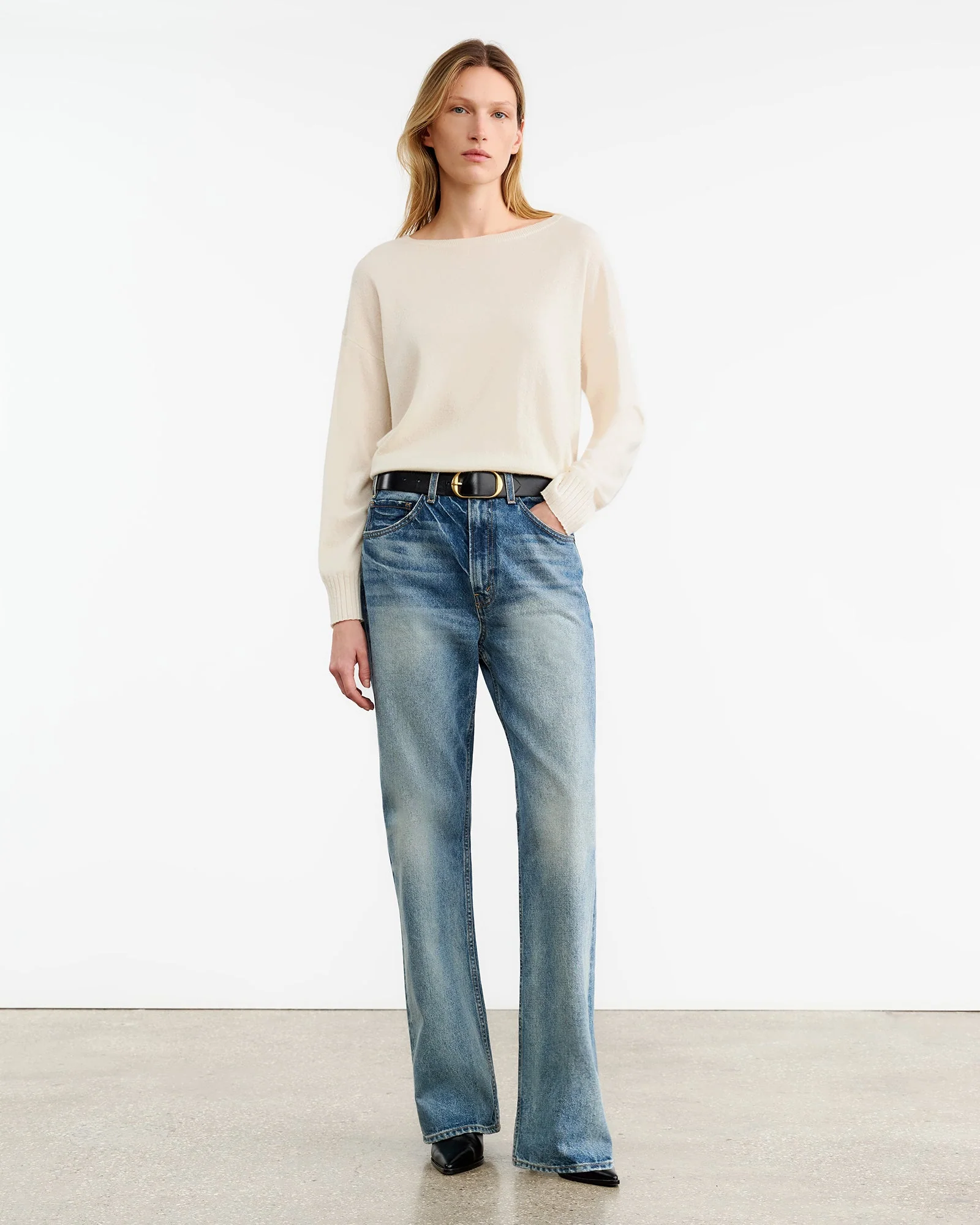 Nili Lotan - BOYFRIEND CASHMERE SWEATER - Image 4