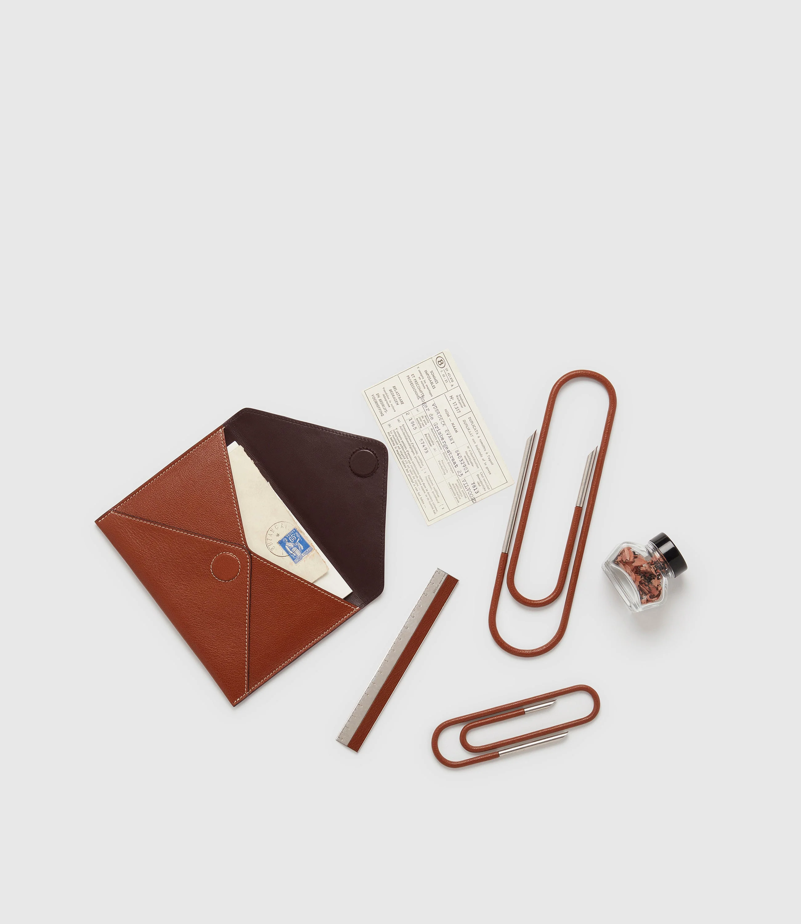 Metier - A6 Envelope Buffalo Cognac - Image 4