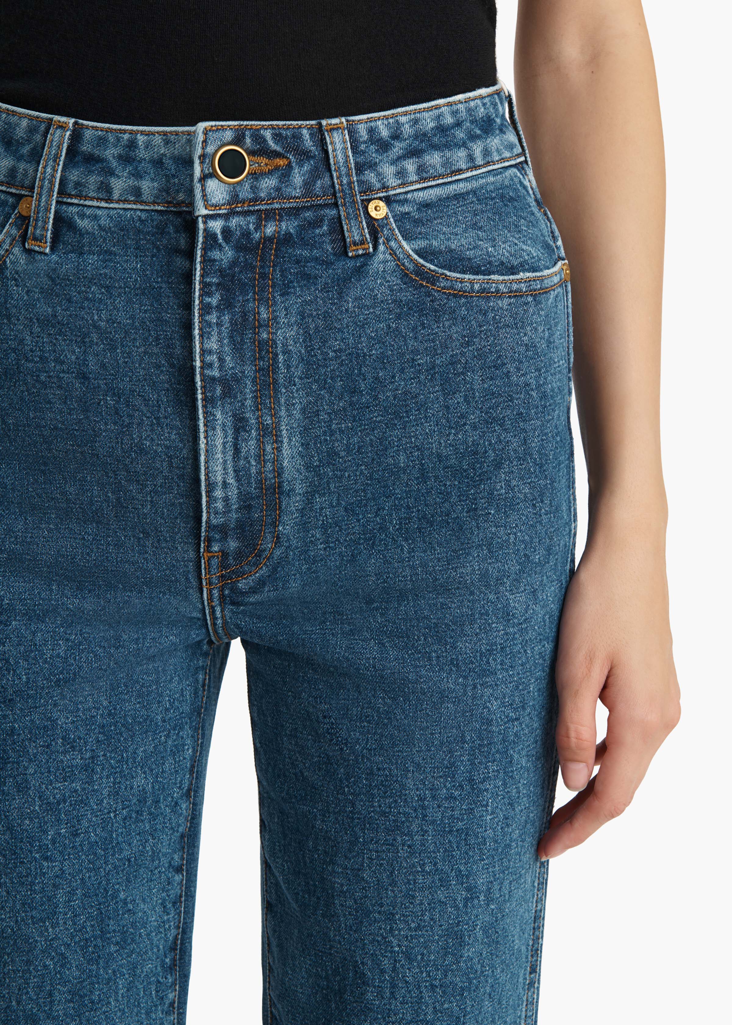 Khaite - Abigail Stretch Jean in Boone - Image 12