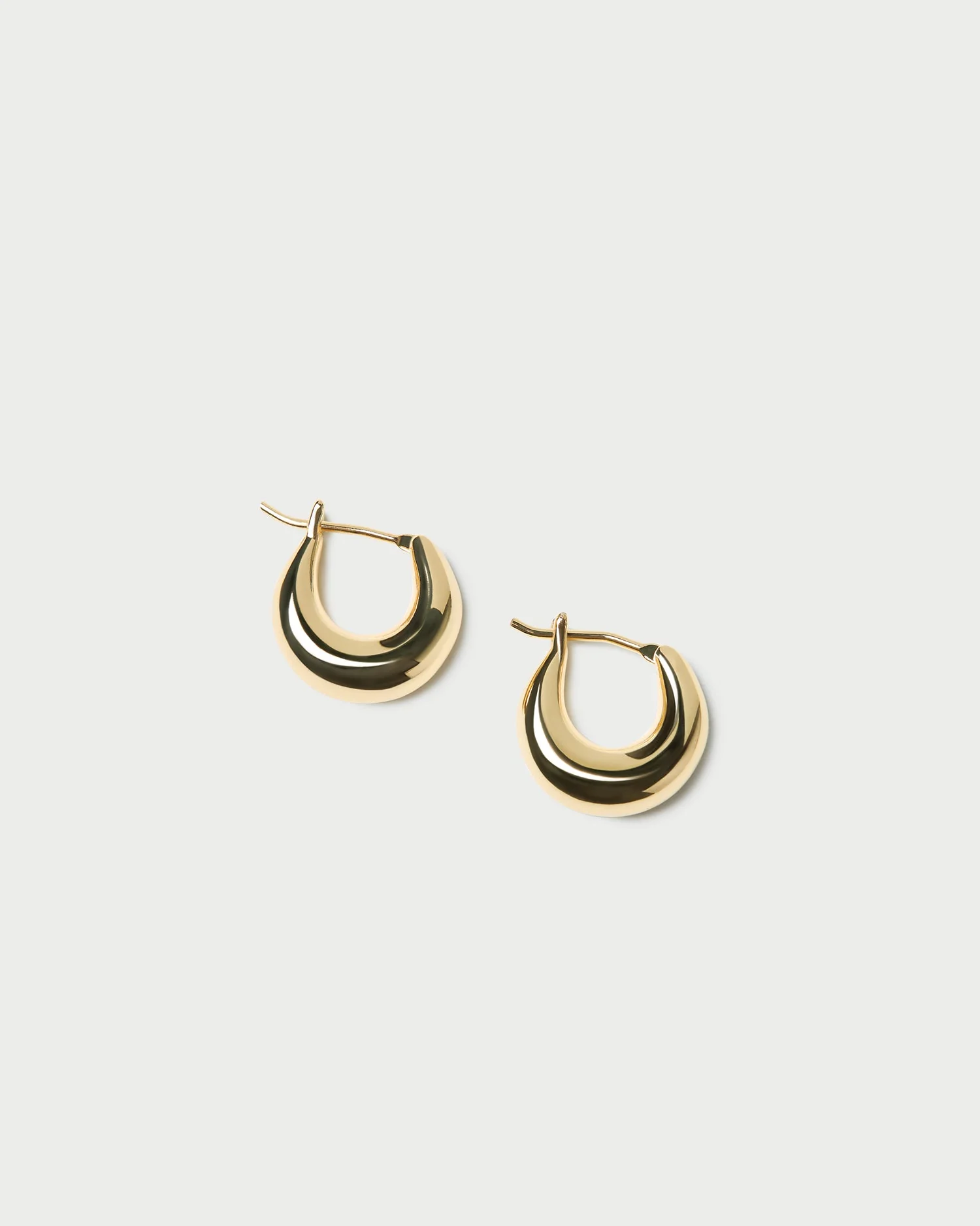 Loeffler Randall - Adeline Gold Mini Dome Hoop Earring