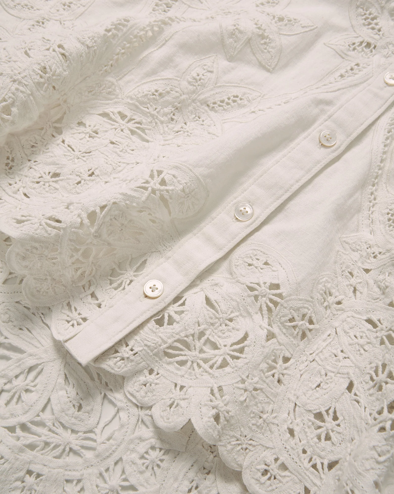 Veronica Beard - Aderes Eyelet Button - Down Shirt - Image 3