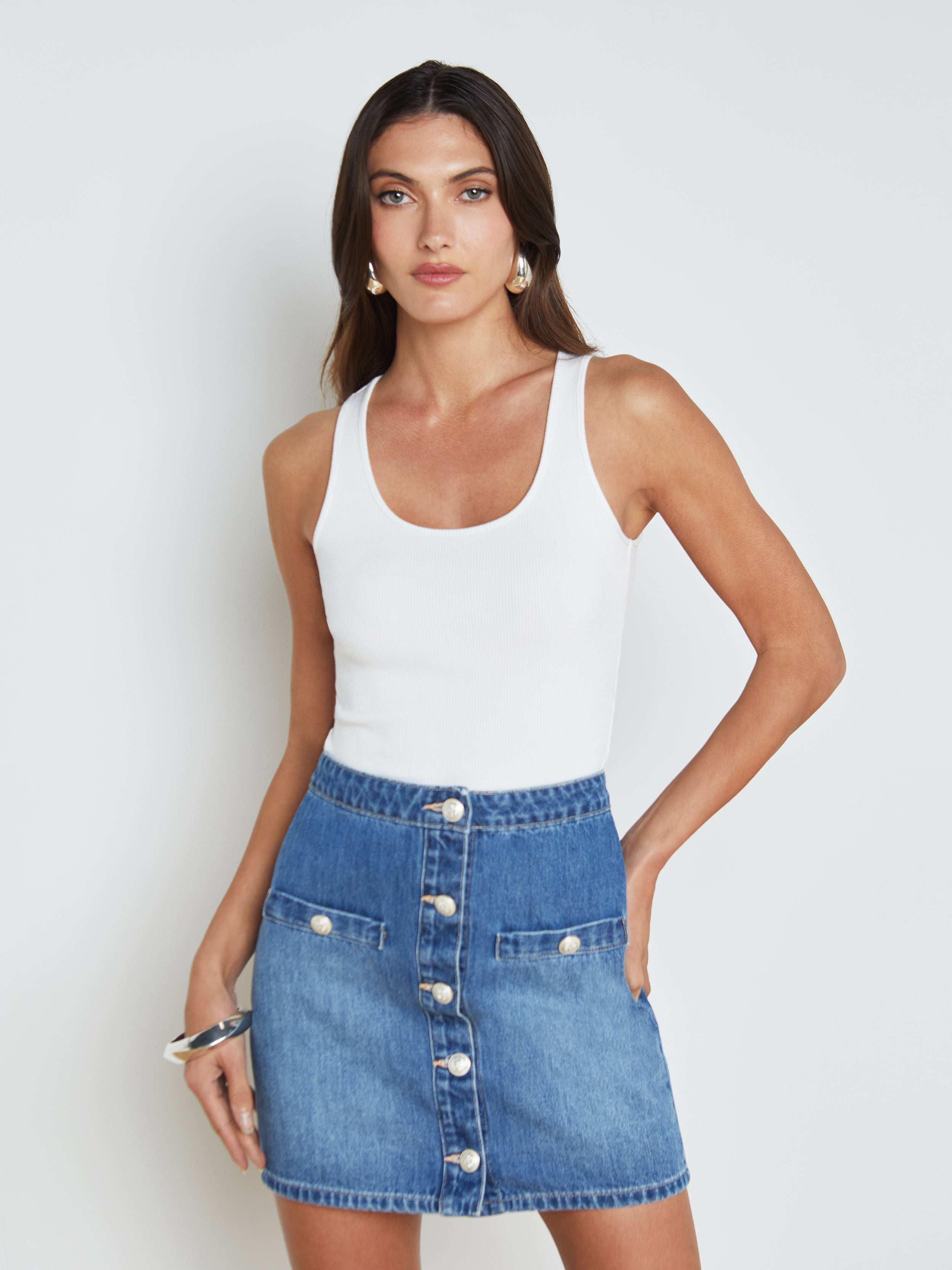 L'AGENCE - Adira Scoopneck Tank - Image 7