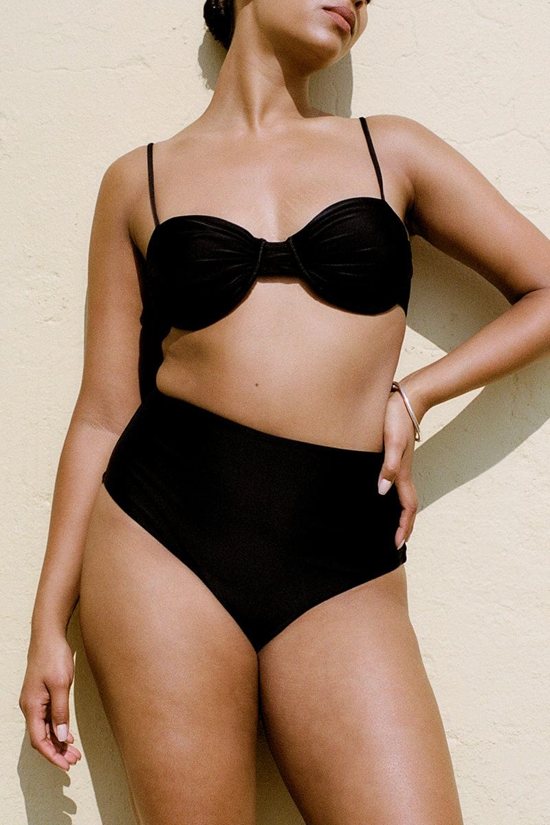 Faithfull - Afonso Bikini Bottoms Black - Final Sale - Image 2