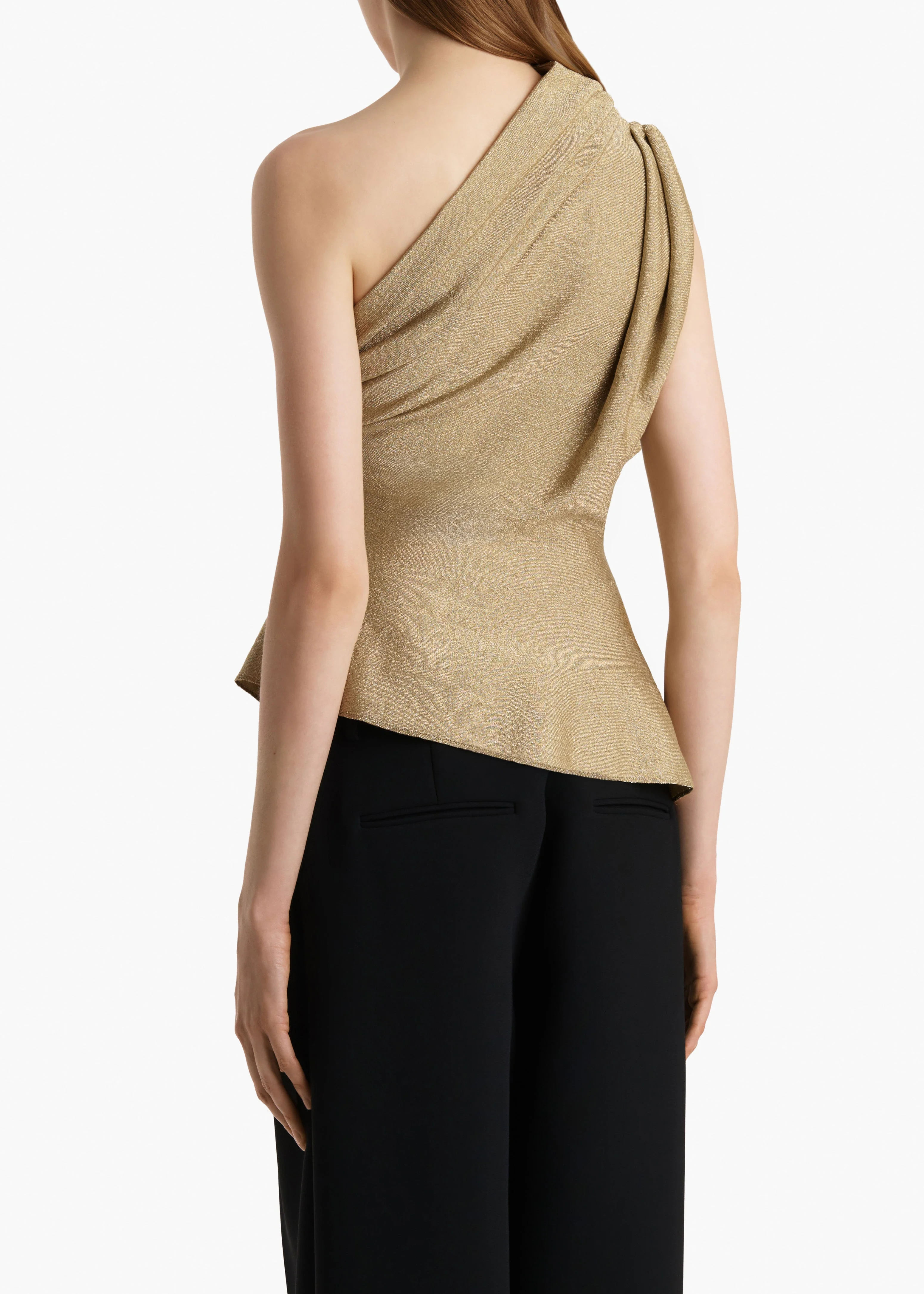 Khaite - Aimee Top in Gold - Image 4