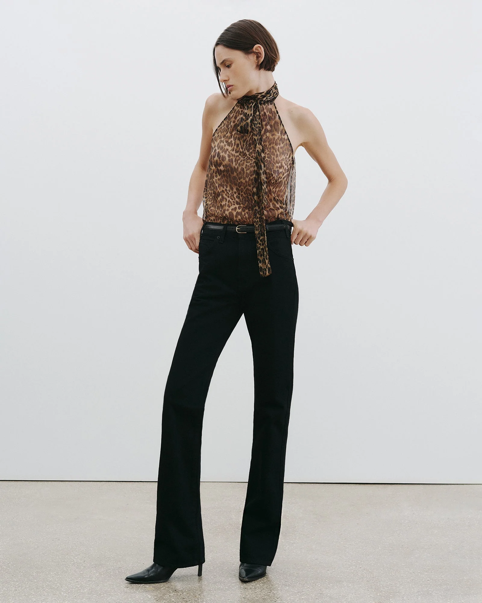 Nili Lotan - ALLA SILK HALTERNECK TOP - Image 5