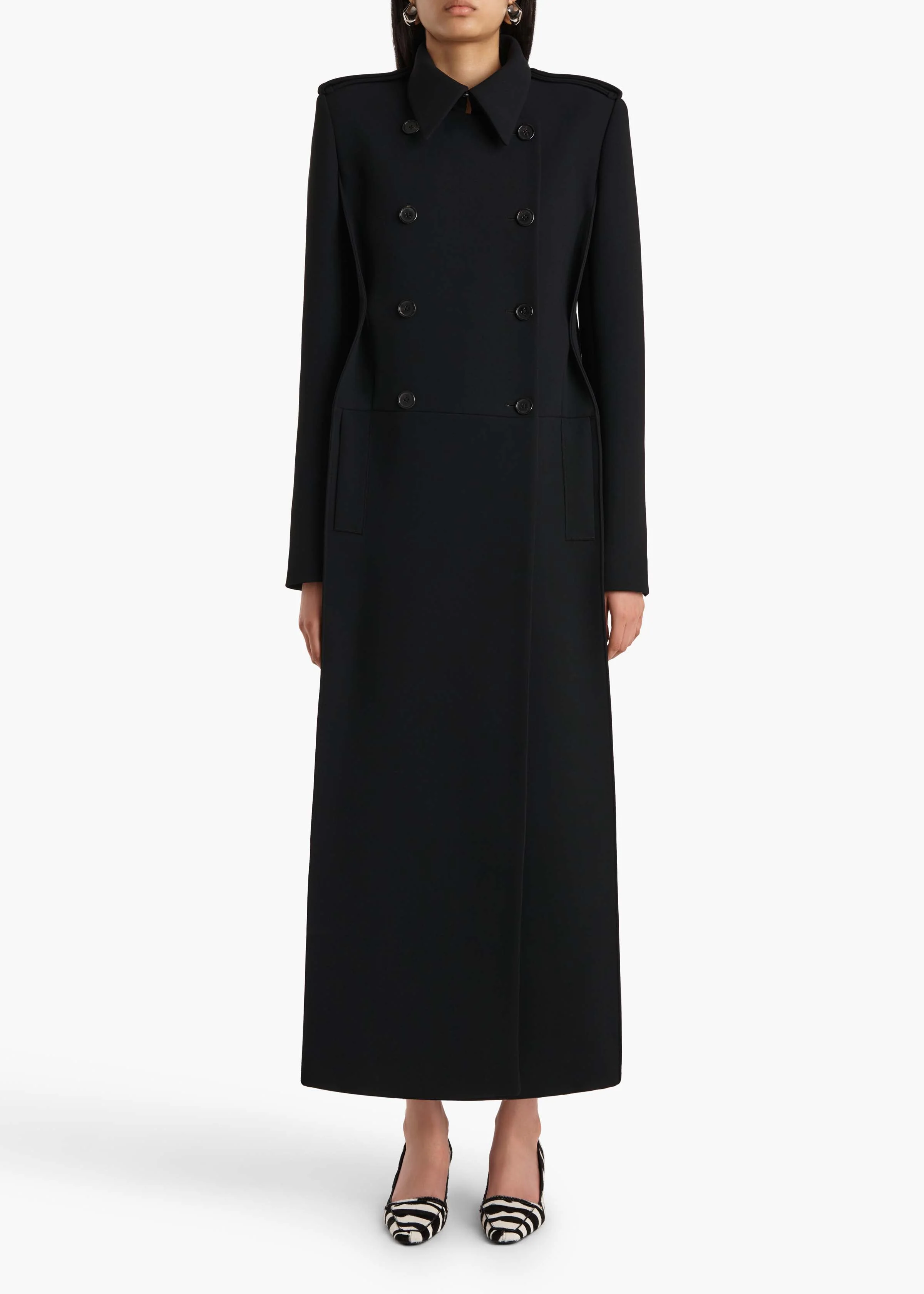 Khaite - Alton Coat in Black - Image 8