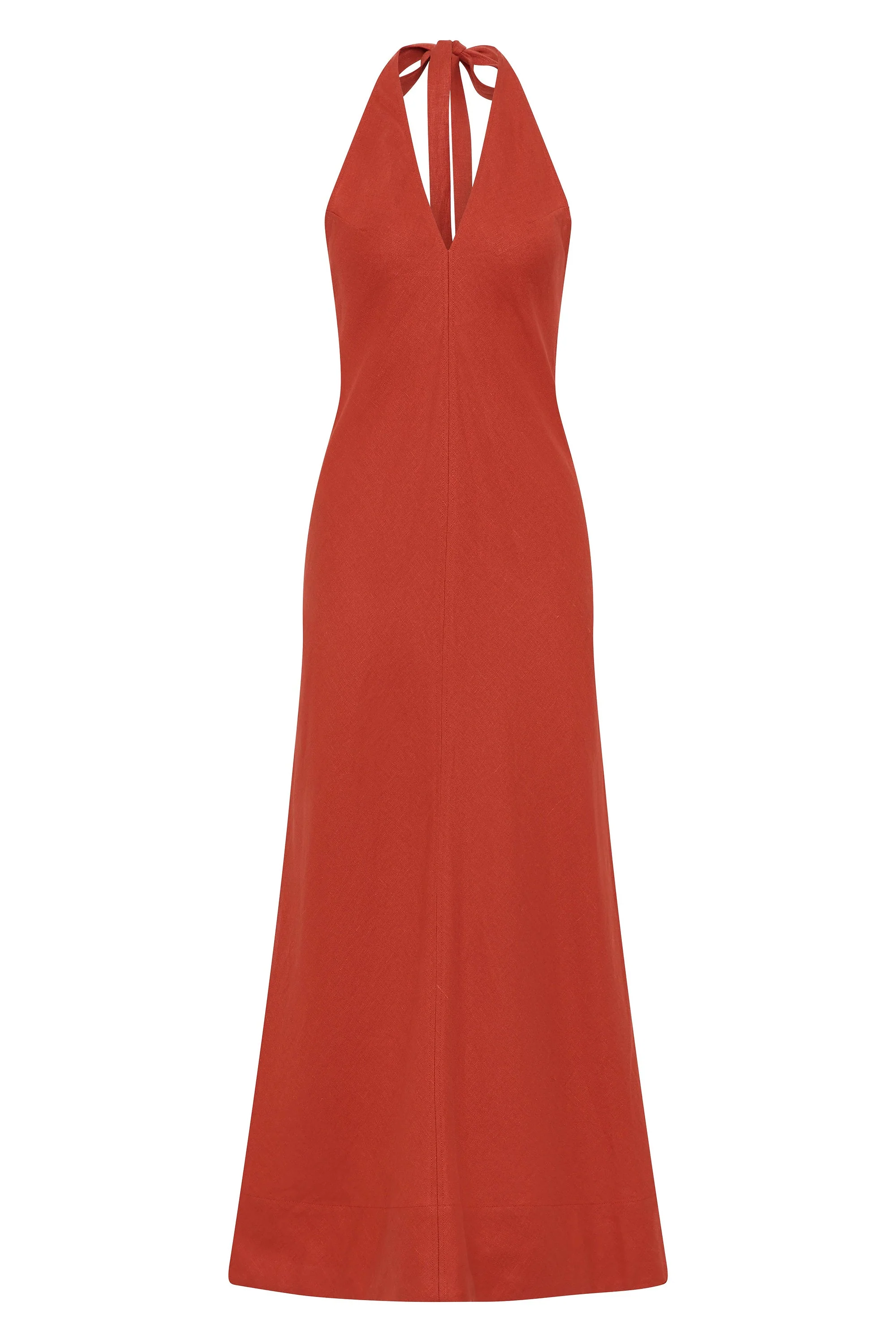 Faithfull - Amara Midi Dress Dusty Tomato - Image 5