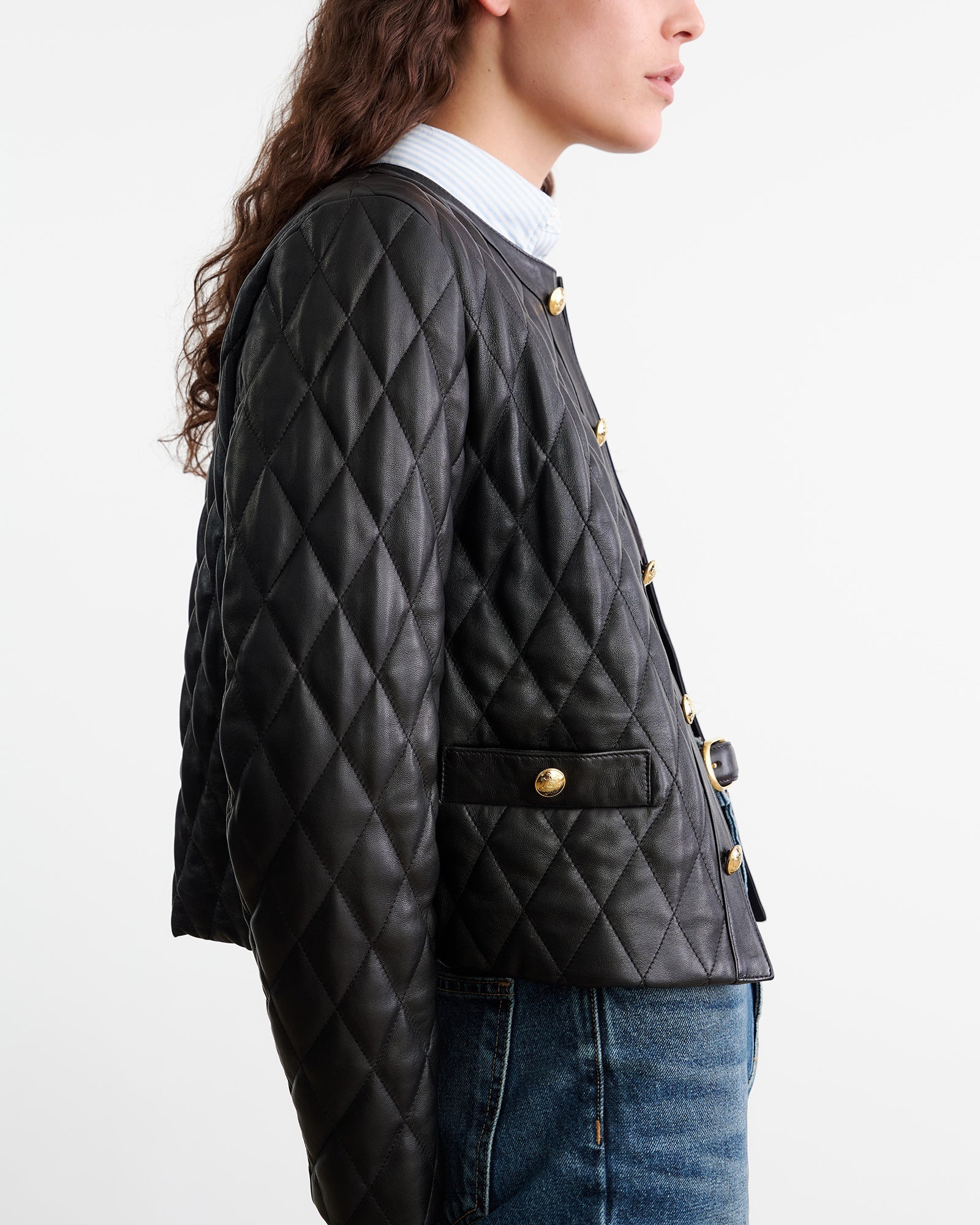 Nili Lotan - AMY LEATHER JACKET - Image 3