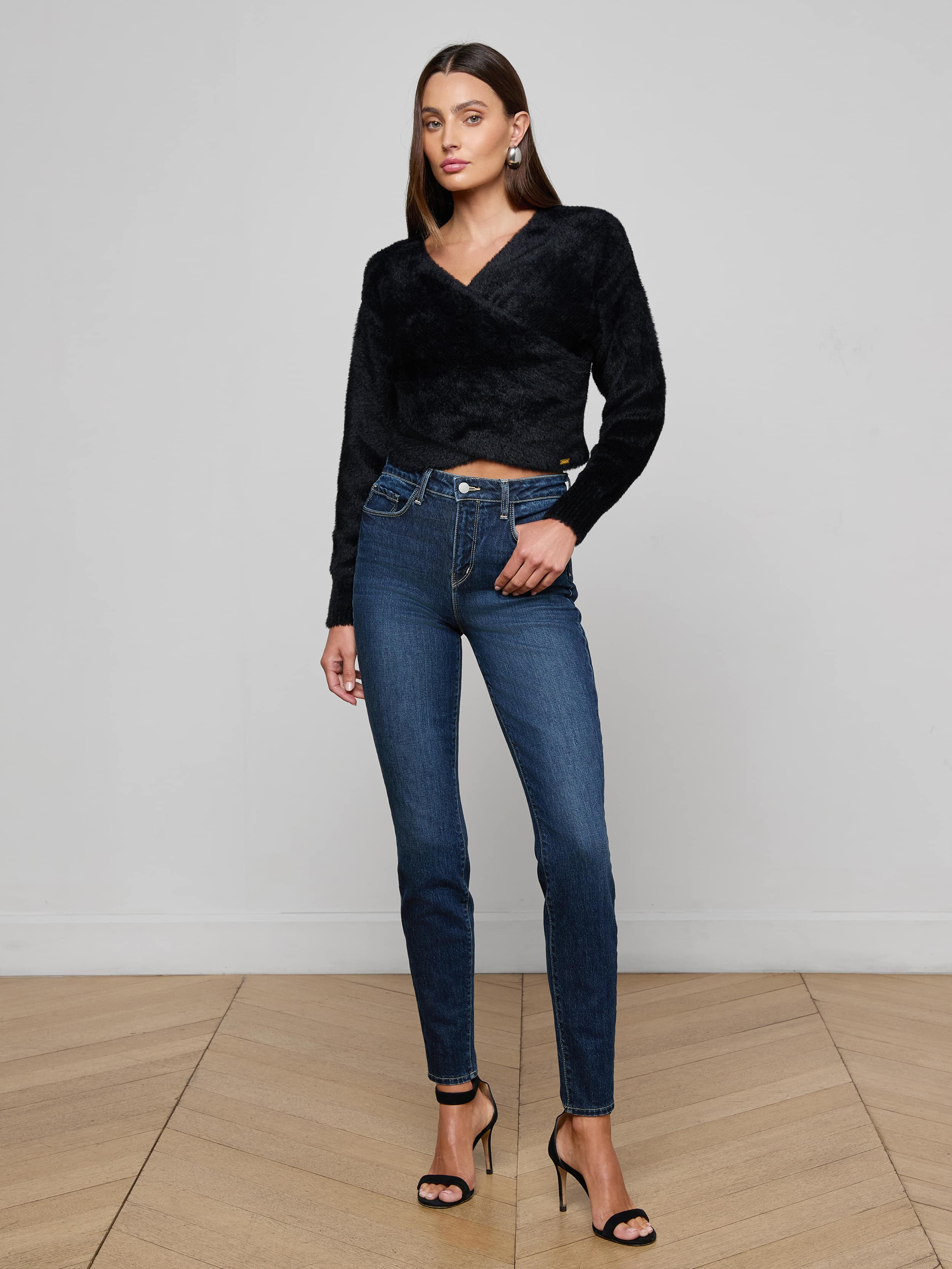 L'AGENCE - Antonella Crossover Sweater - Image 3