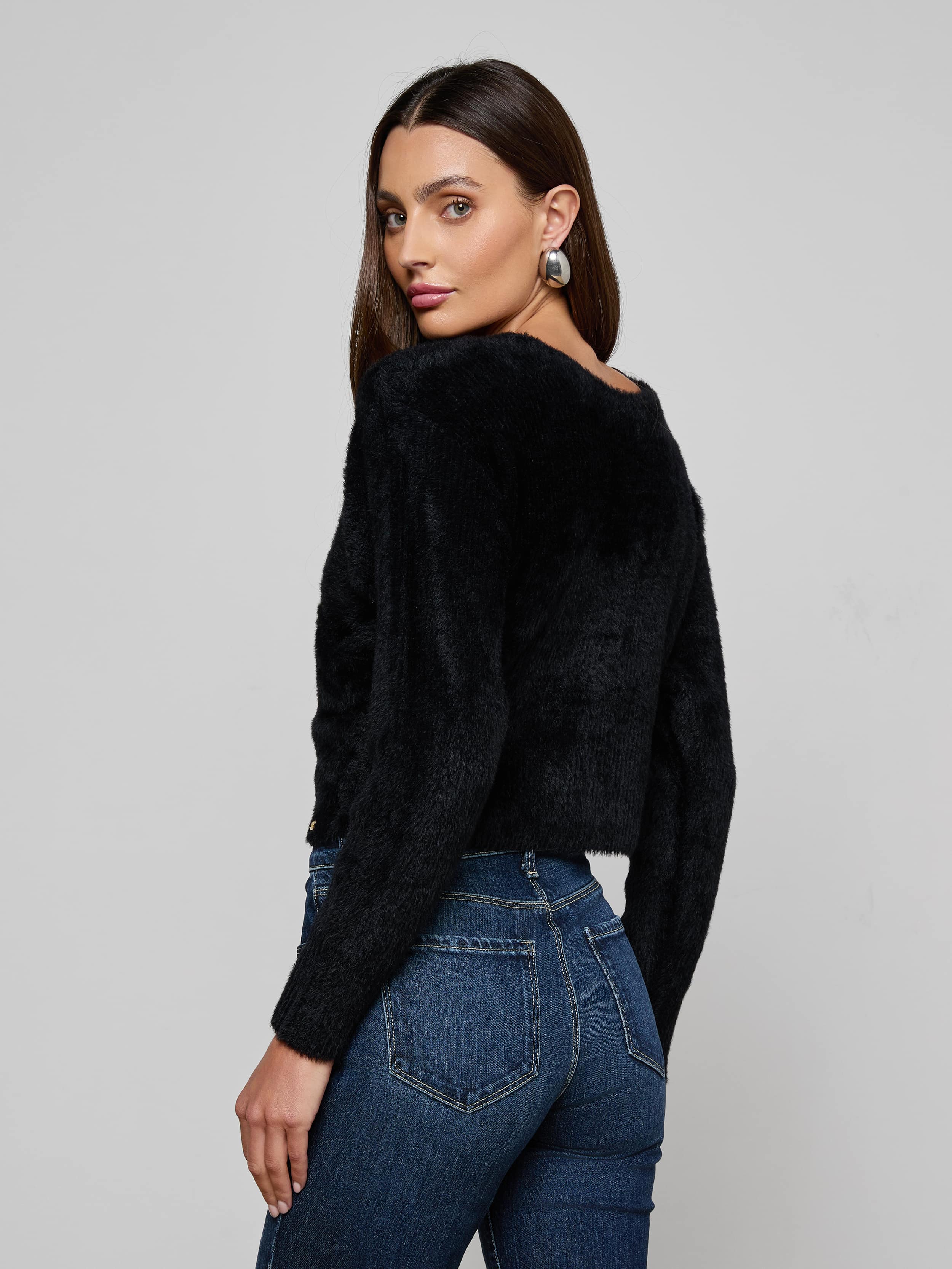 L'AGENCE - Antonella Crossover Sweater - Image 4