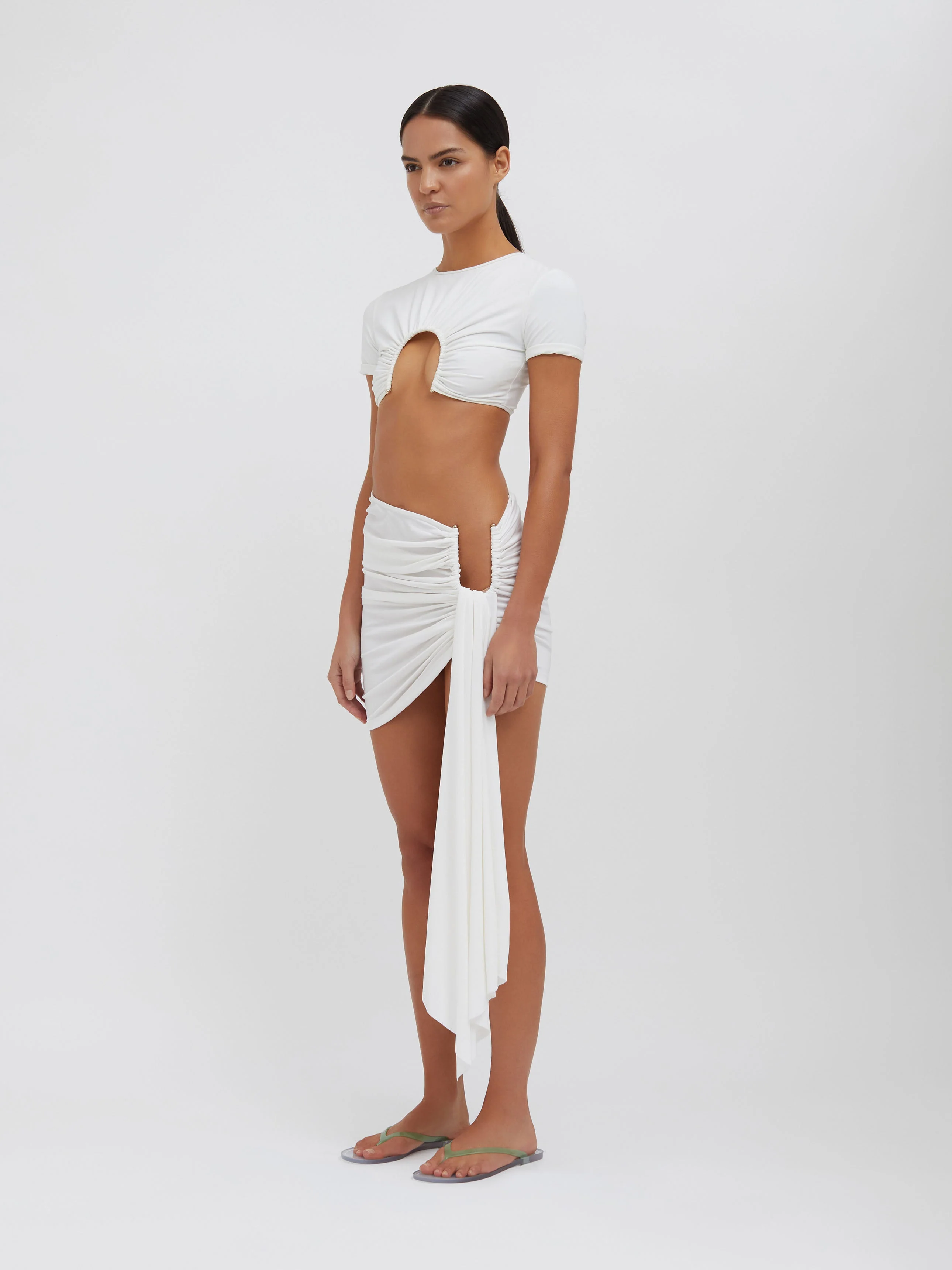 Christopher Esber - Arced Palm Micro Skirt - Image 3