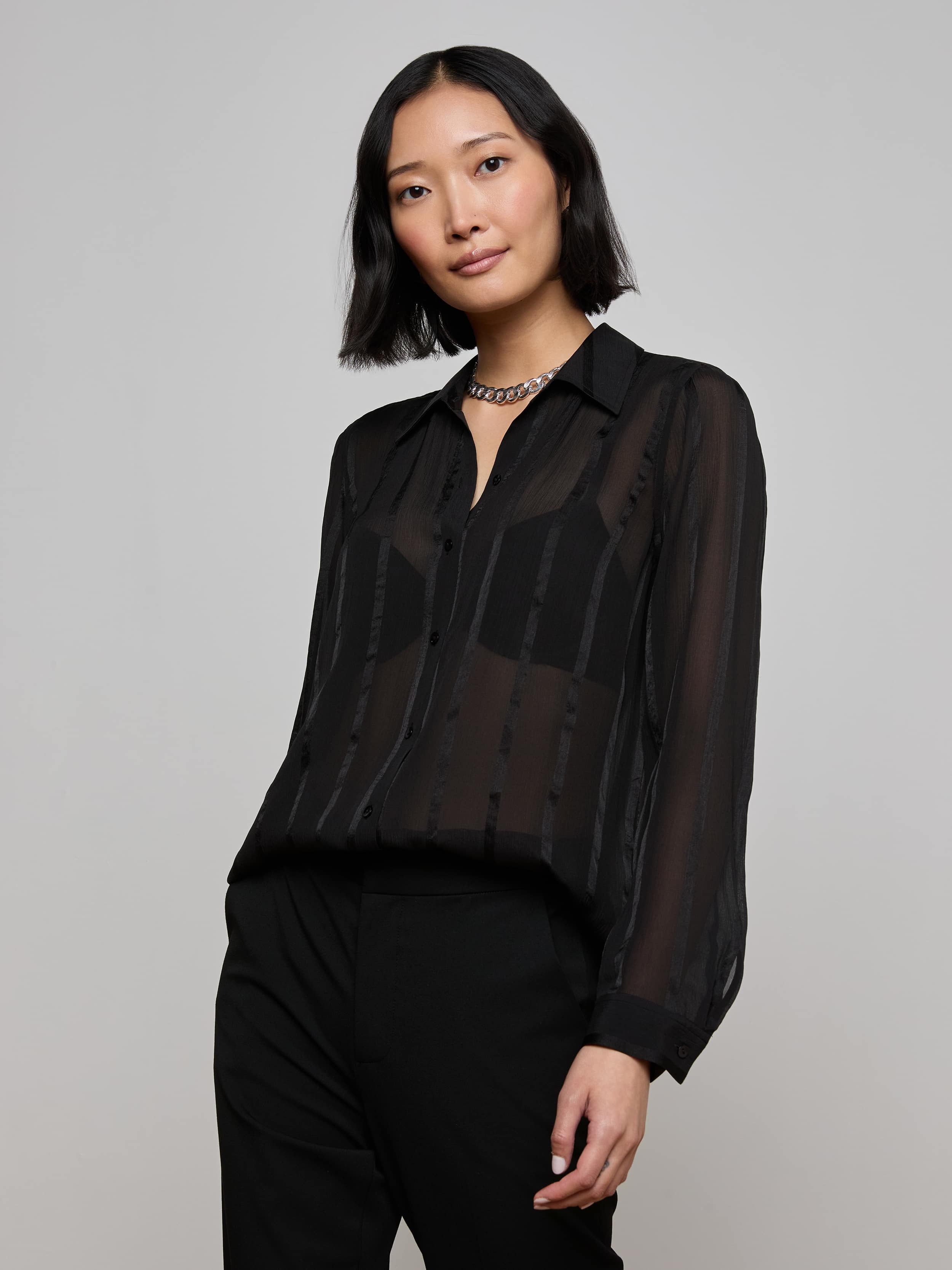 L'AGENCE - Argo Silk Blouse - Image 2