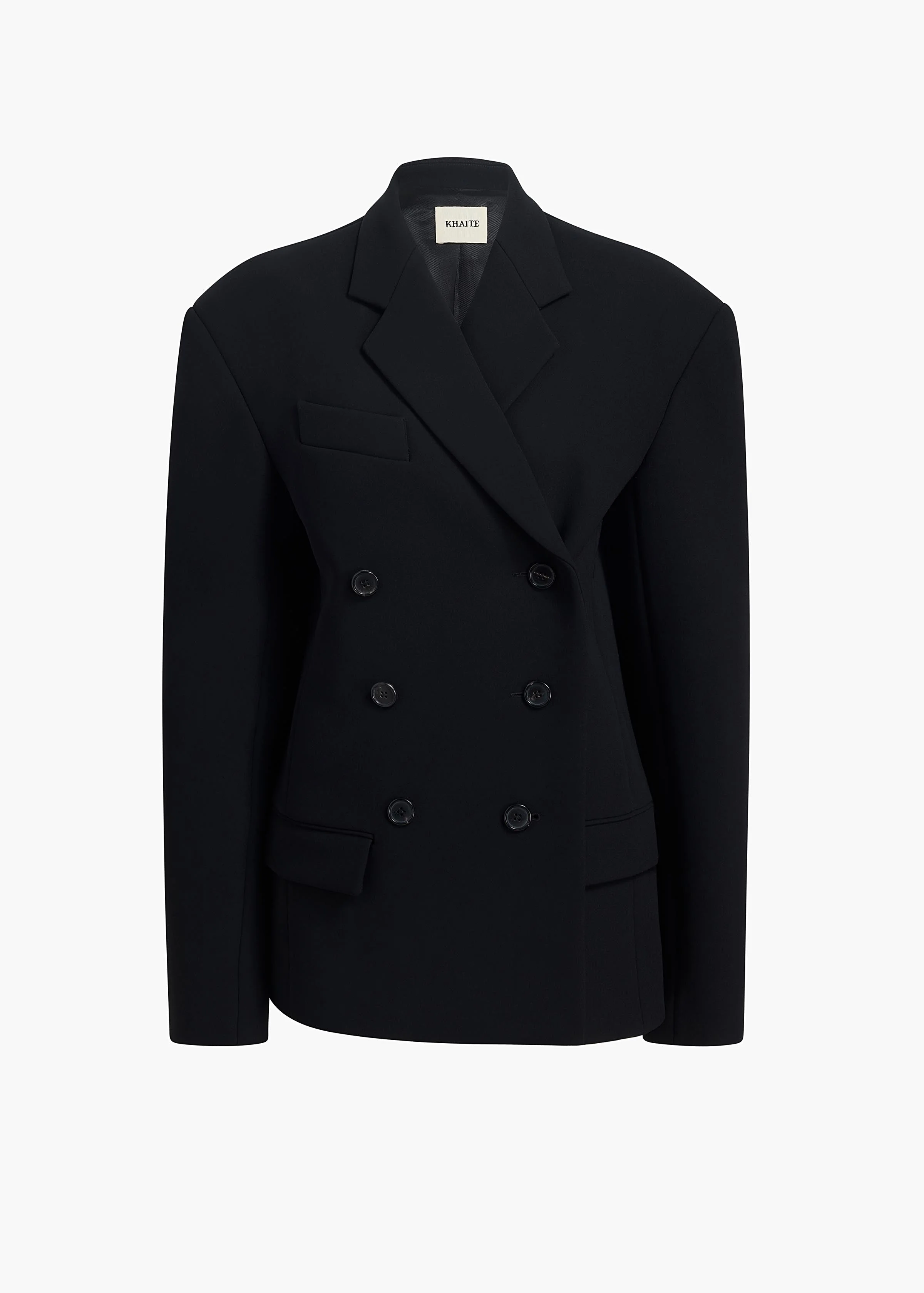 Khaite - Arnoll Coat in Black - Image 8