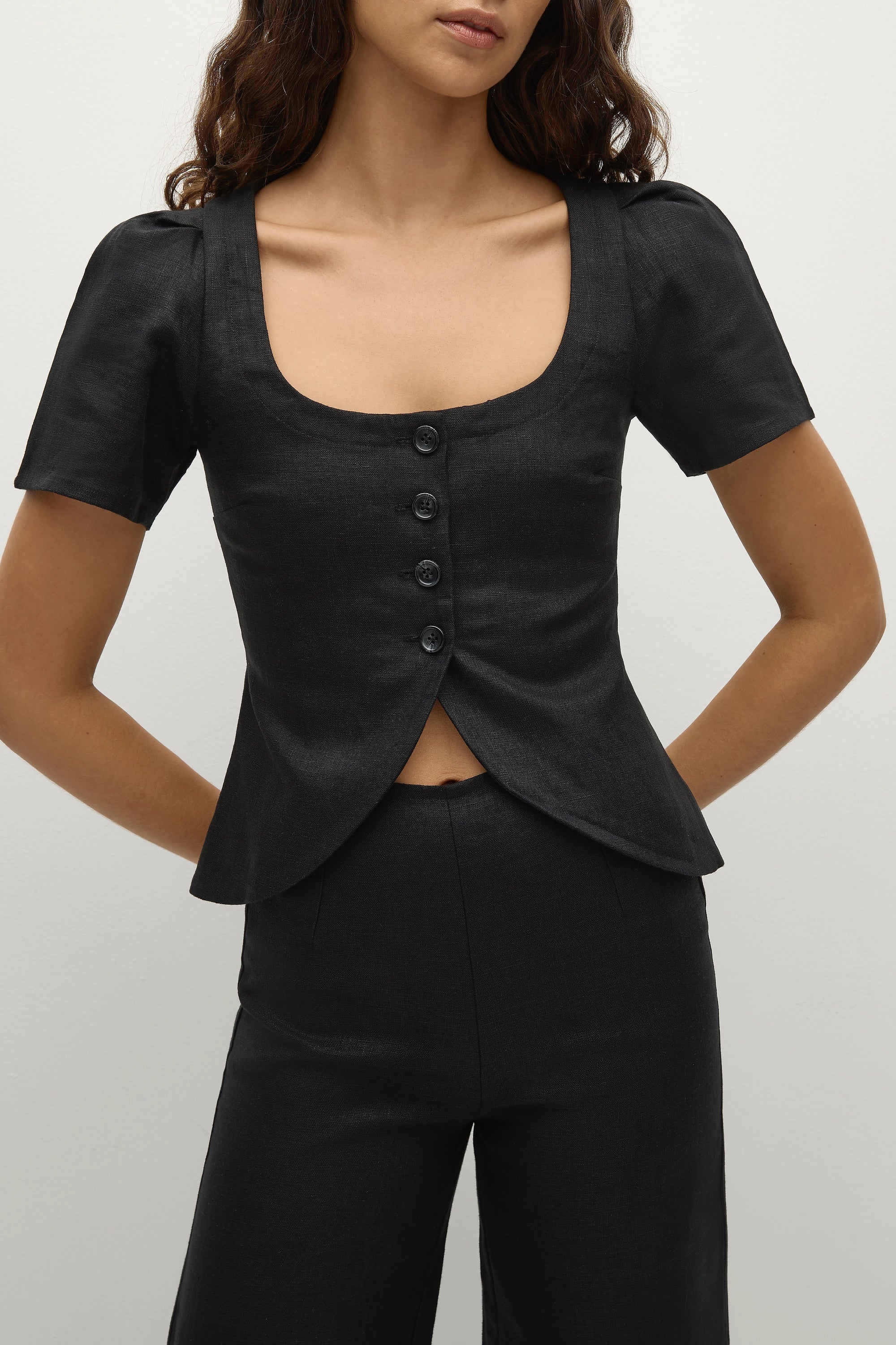 Faithfull - Audrey Vest Black - Image 3