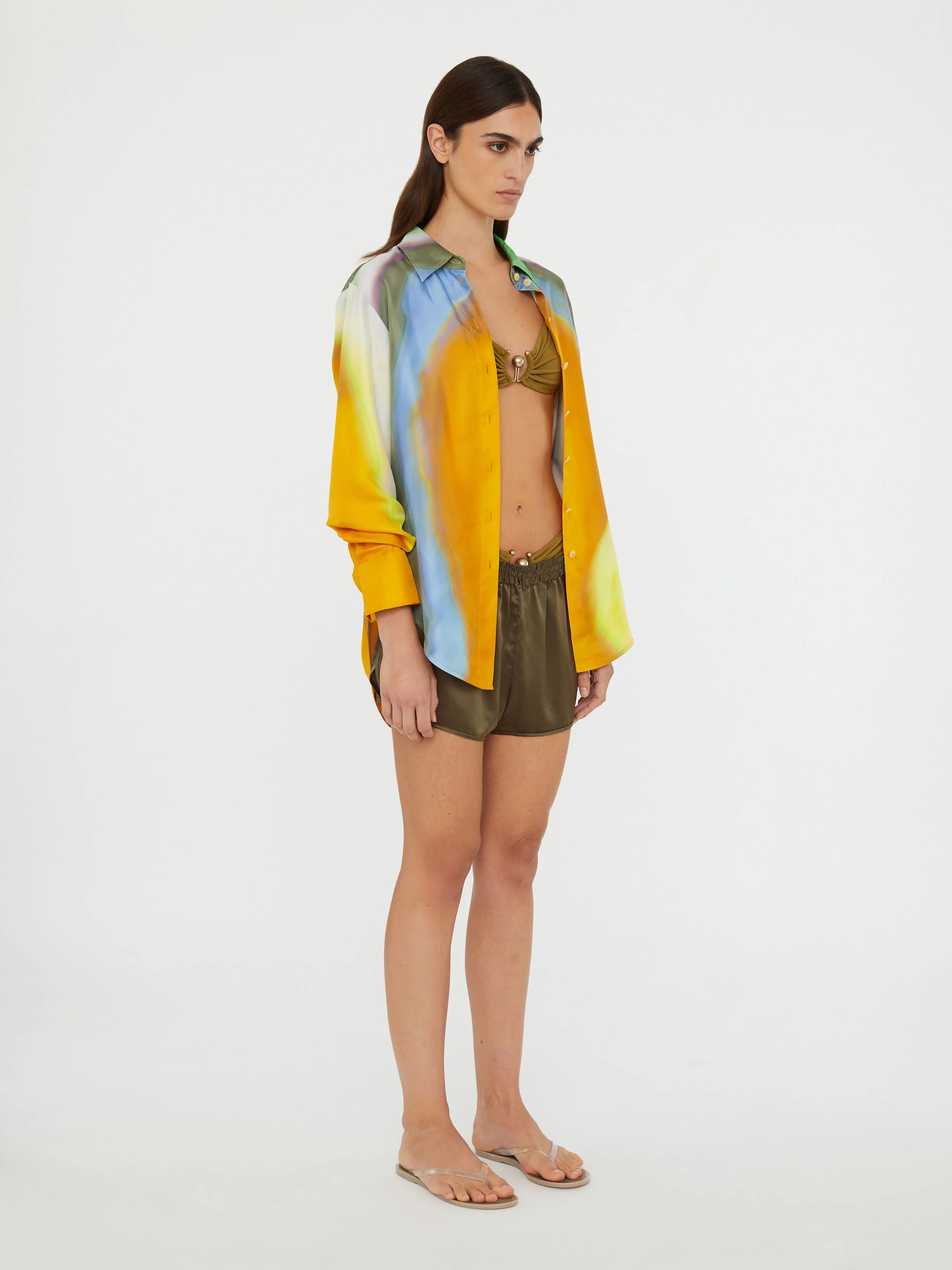 Christopher Esber - Aura Silk Slim Shirt - Image 3