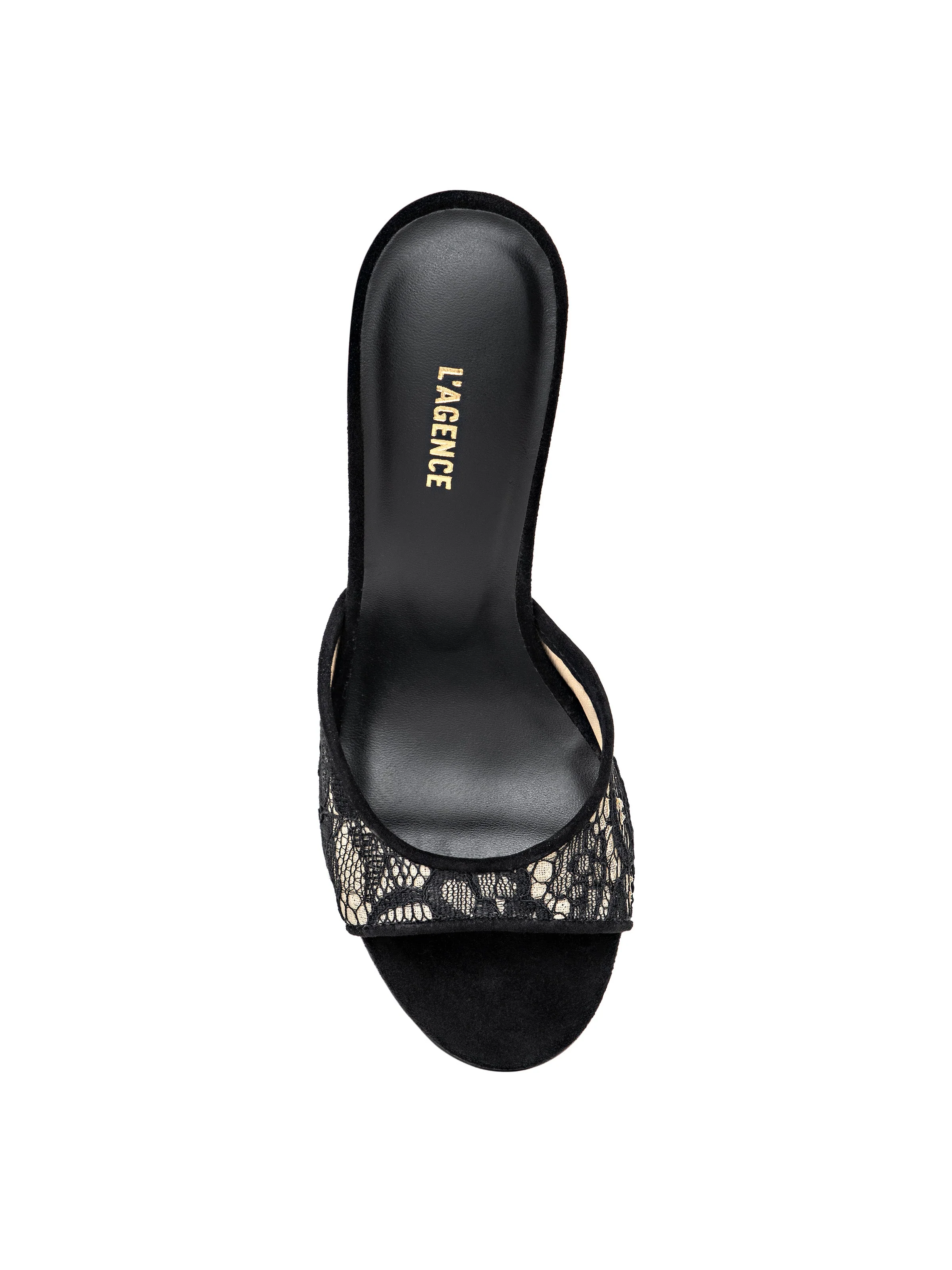 L'AGENCE - Avery Lace Open - Toe Mule - Image 10