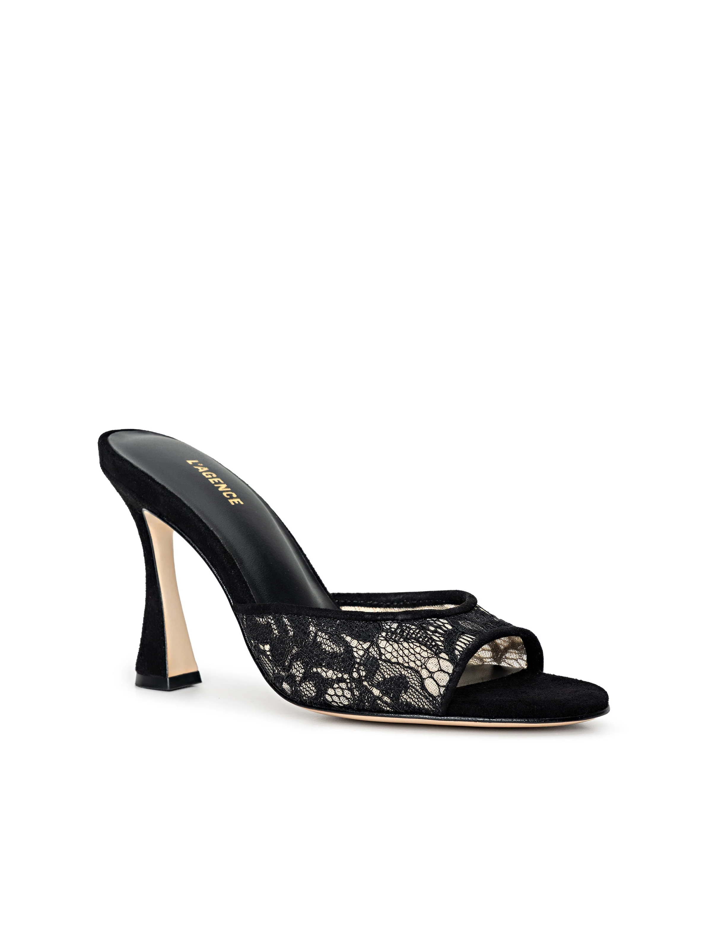 L'AGENCE - Avery Lace Open - Toe Mule - Image 7