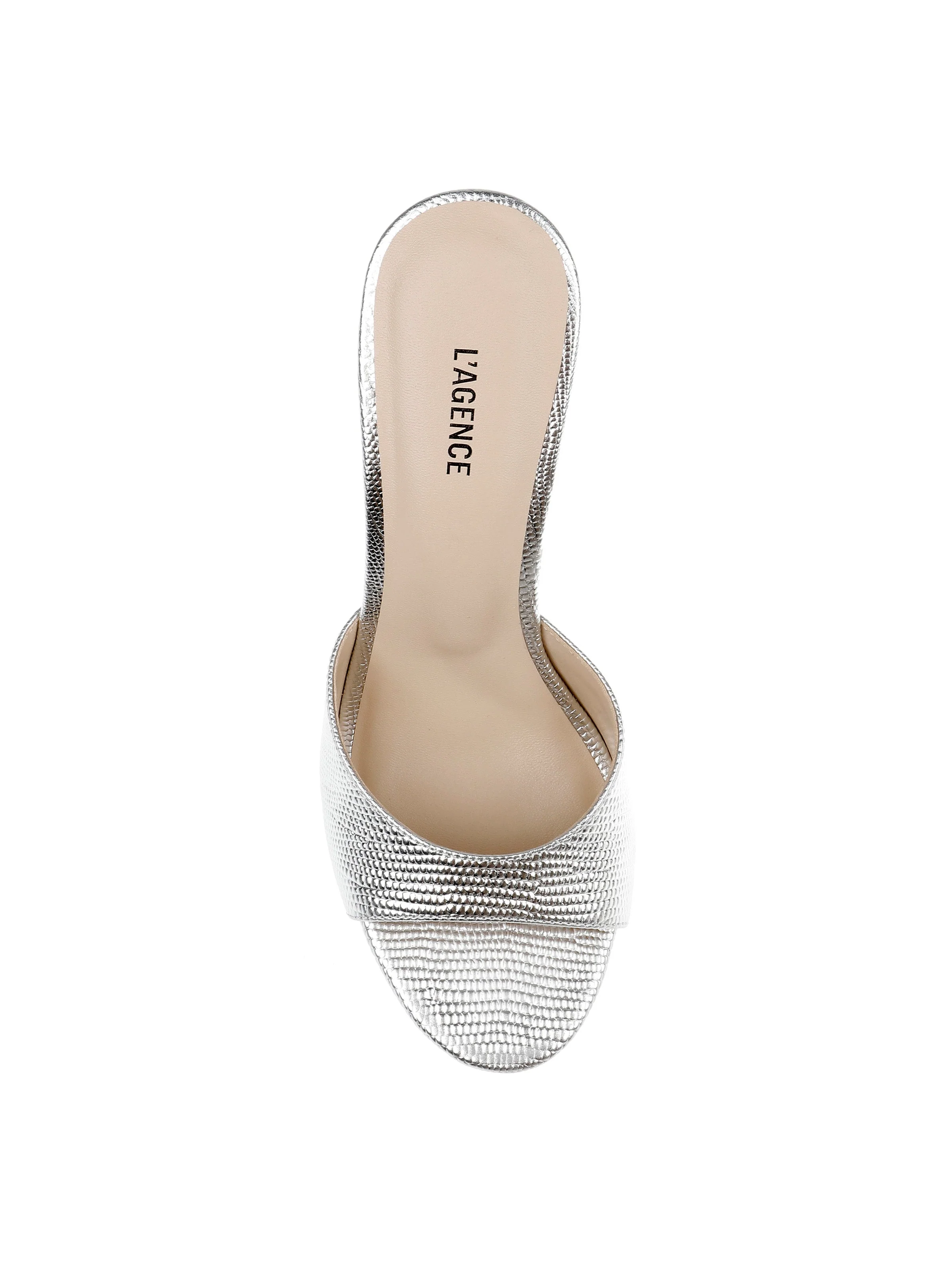 L'AGENCE - Avery Leather Open - Toe Mule - Image 5