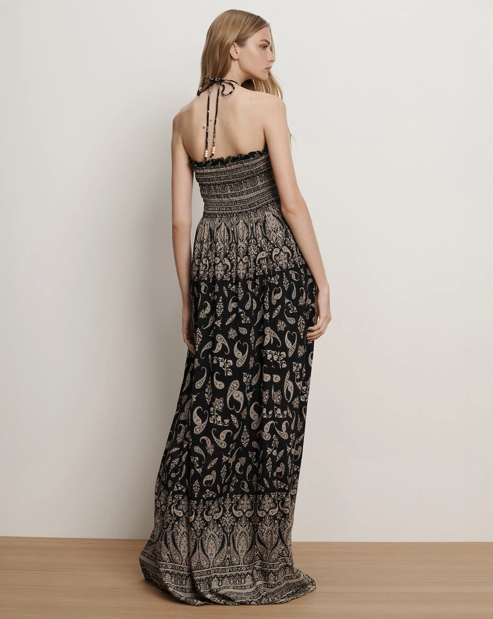 Veronica Beard - Ayanna Halter Maxi Dress - Image 5