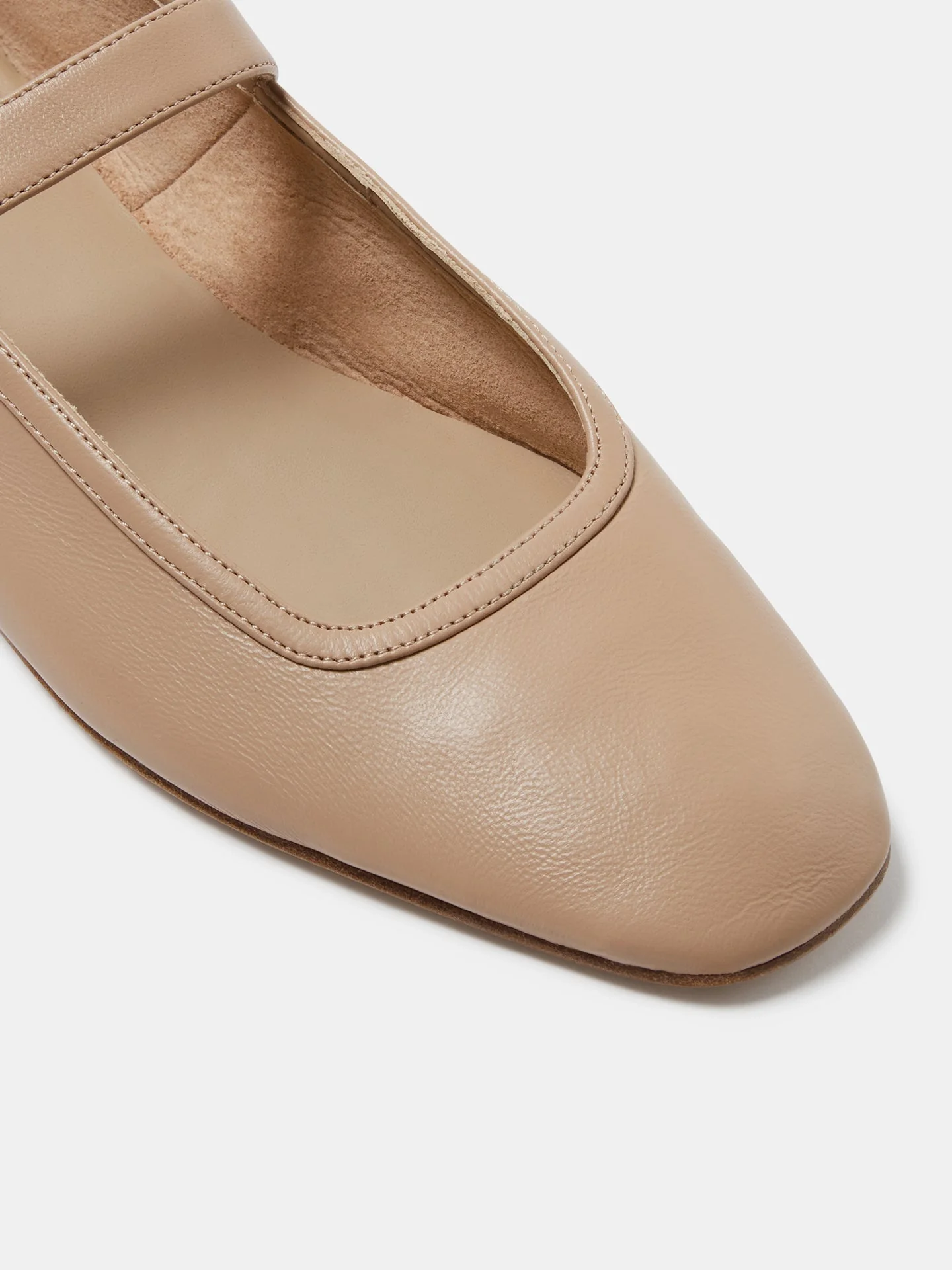Le Monde Beryl - Ballet Mary Jane / Fawn Leather - Image 5