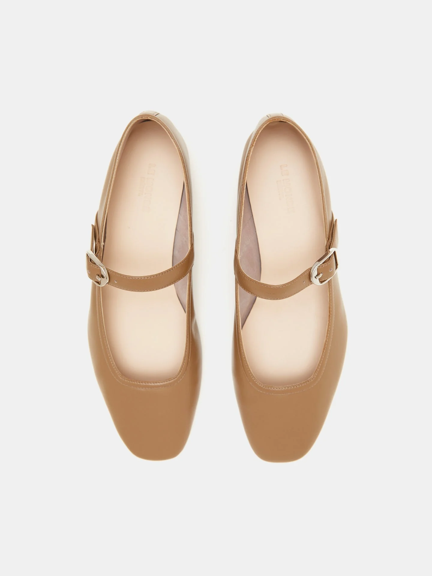 Le Monde Beryl - Ballet Mary Jane / Taupe Leather - Image 2