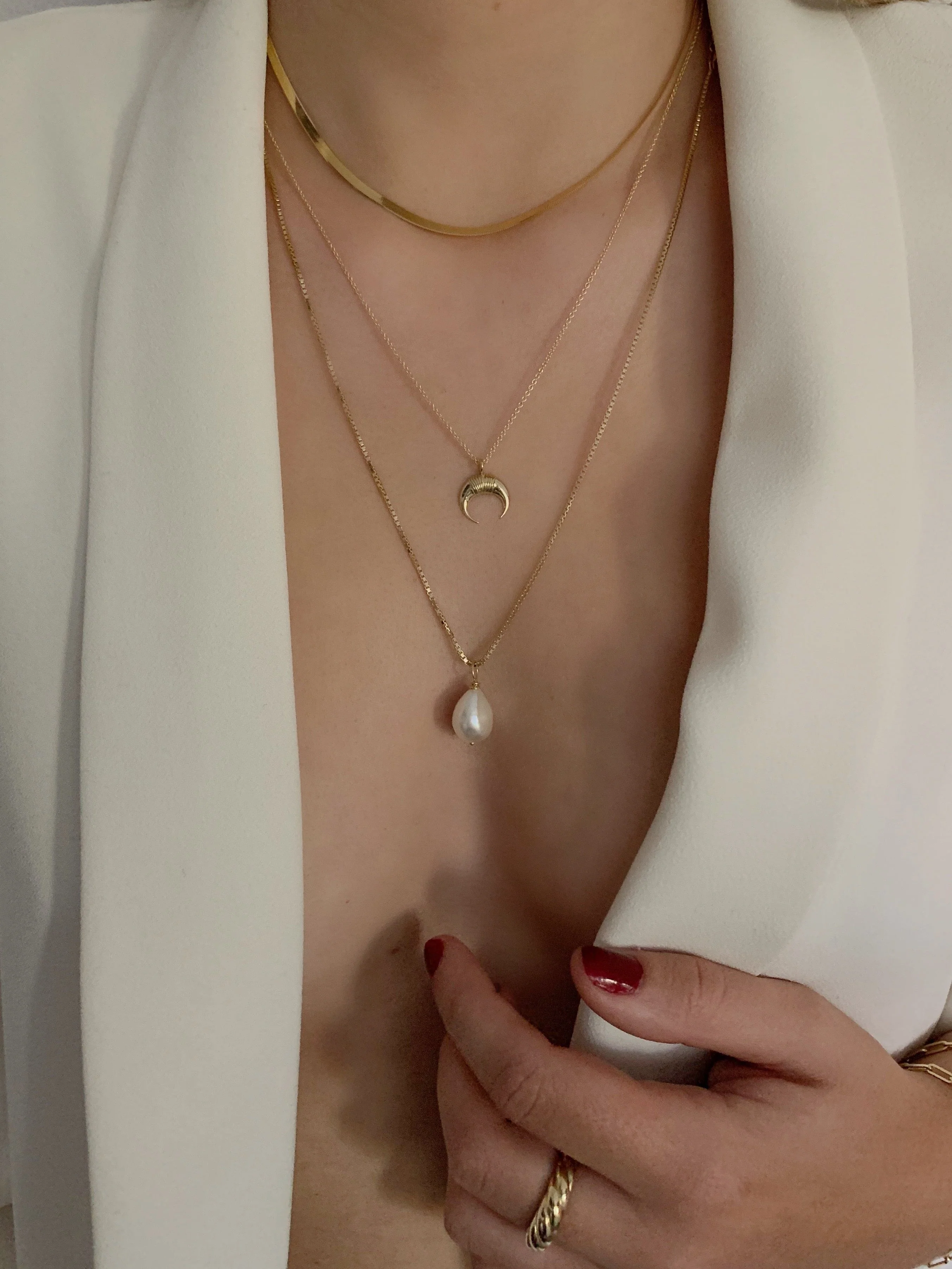 Kinn - Baroque Pearl Pendant - Image 4