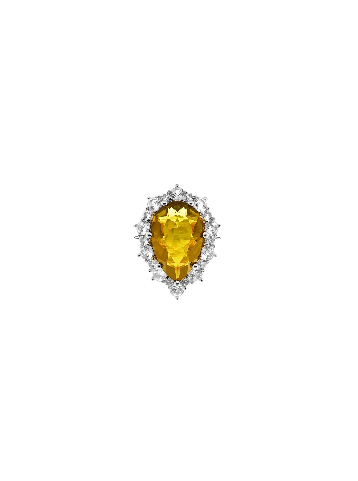 Dorsey - BARTLETT, LAB YELLOW SAPPHIRE RING, SILVER