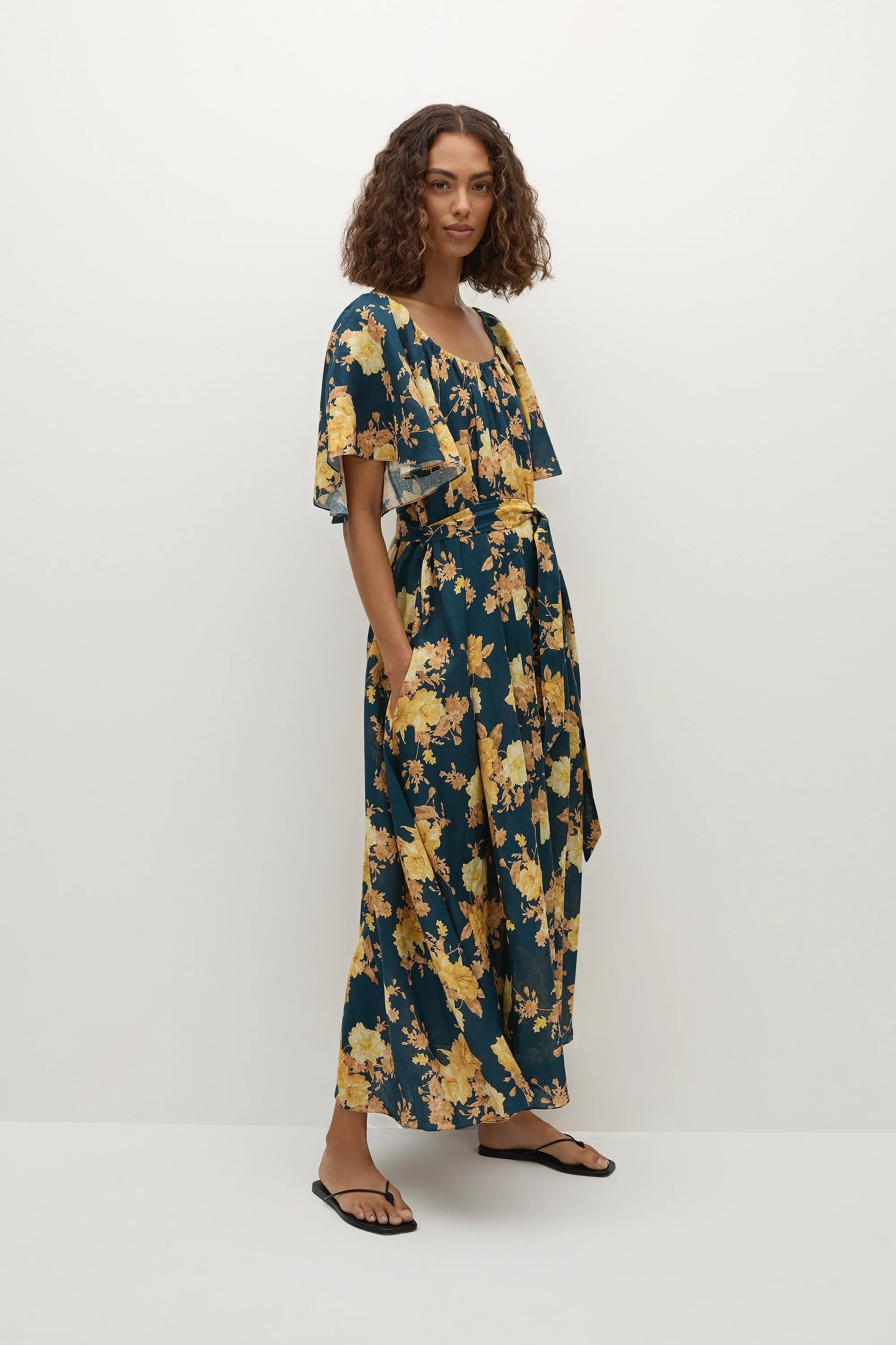 Faithfull - Belen Maxi Dress Nora Floral Navy - Final Sale - Image 3