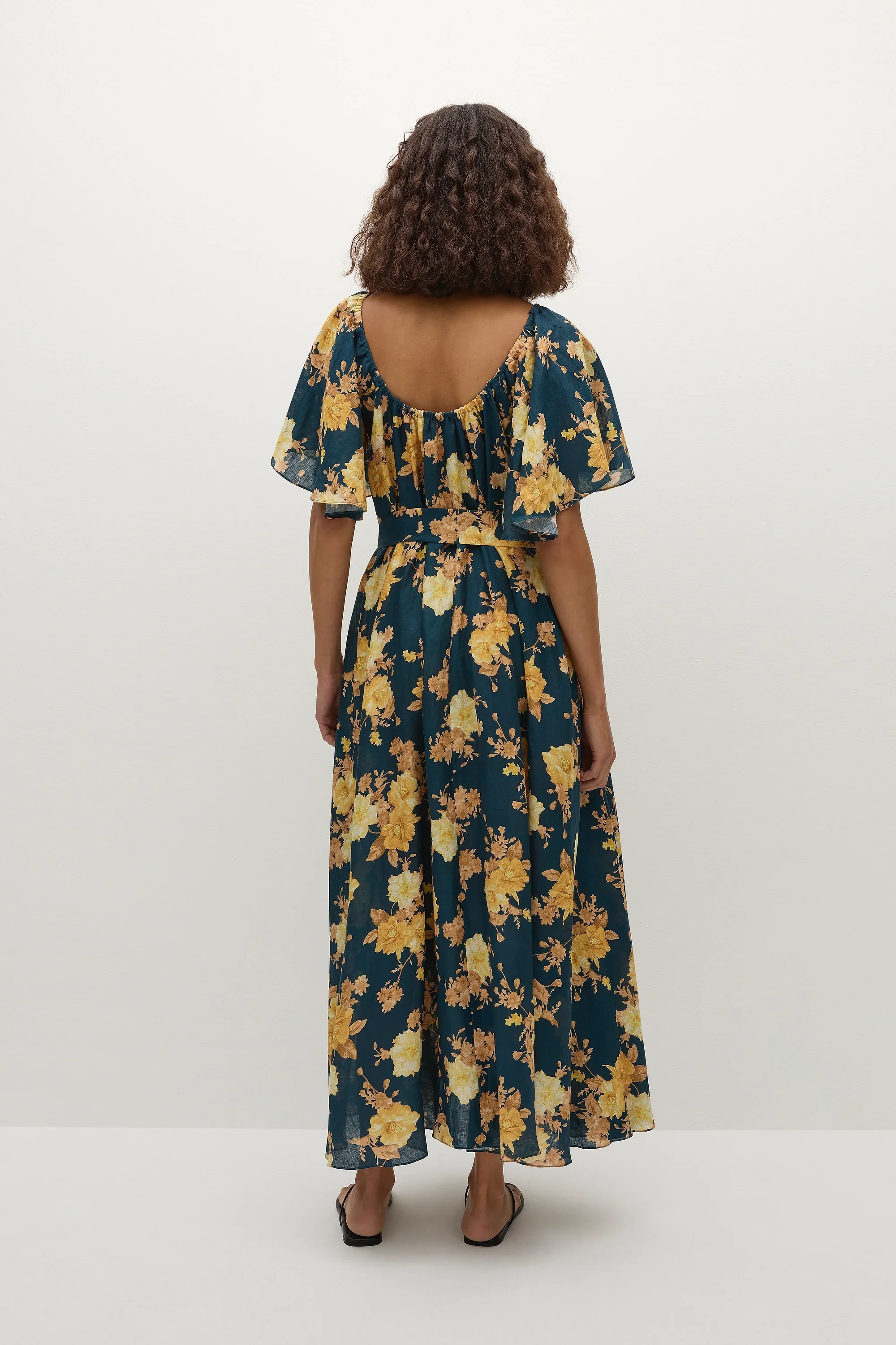 Faithfull - Belen Maxi Dress Nora Floral Navy - Final Sale - Image 4
