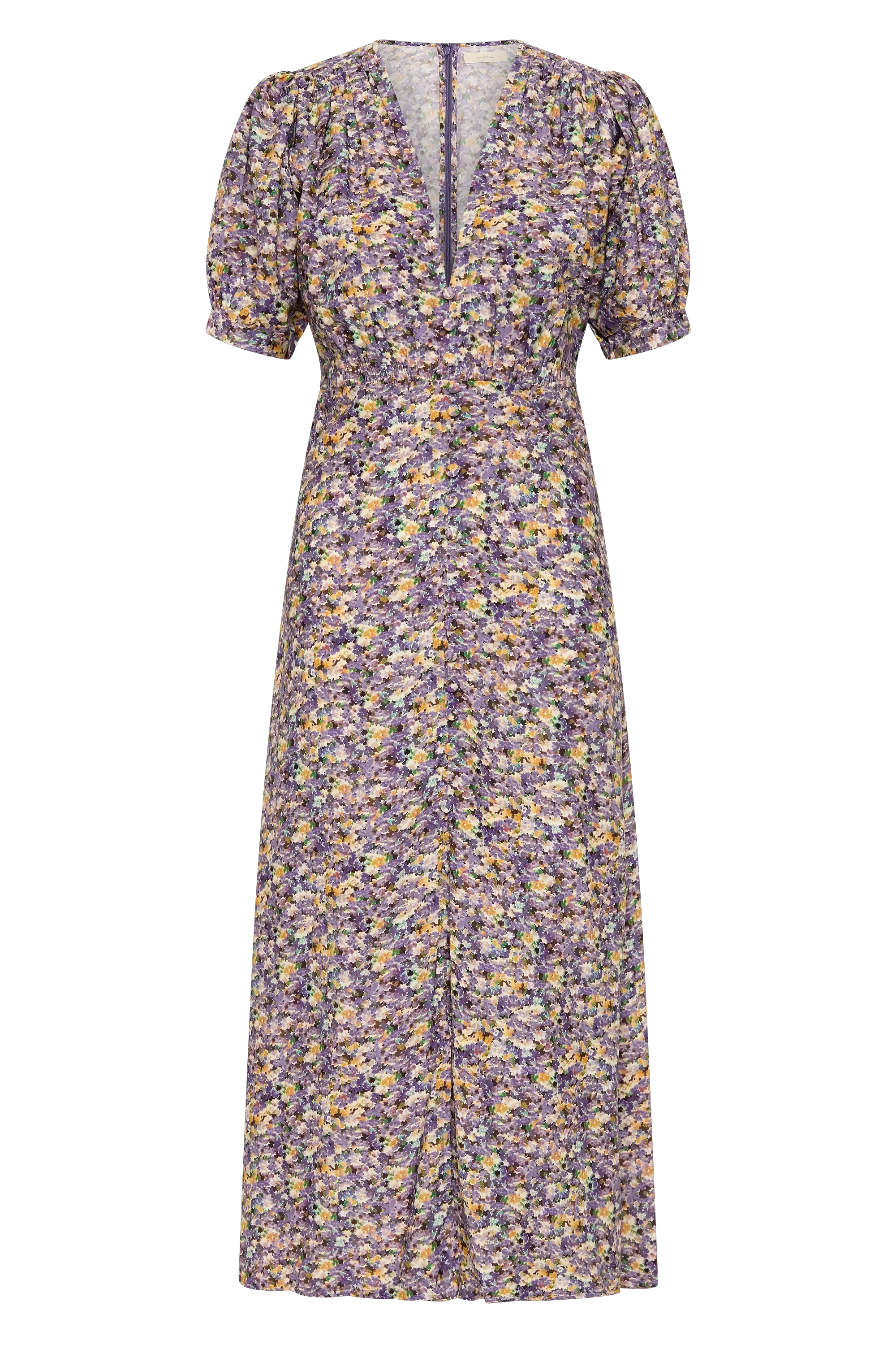 Faithfull - Bellavista Midi Dress Valerie Floral Purple - Final Sale - Image 7
