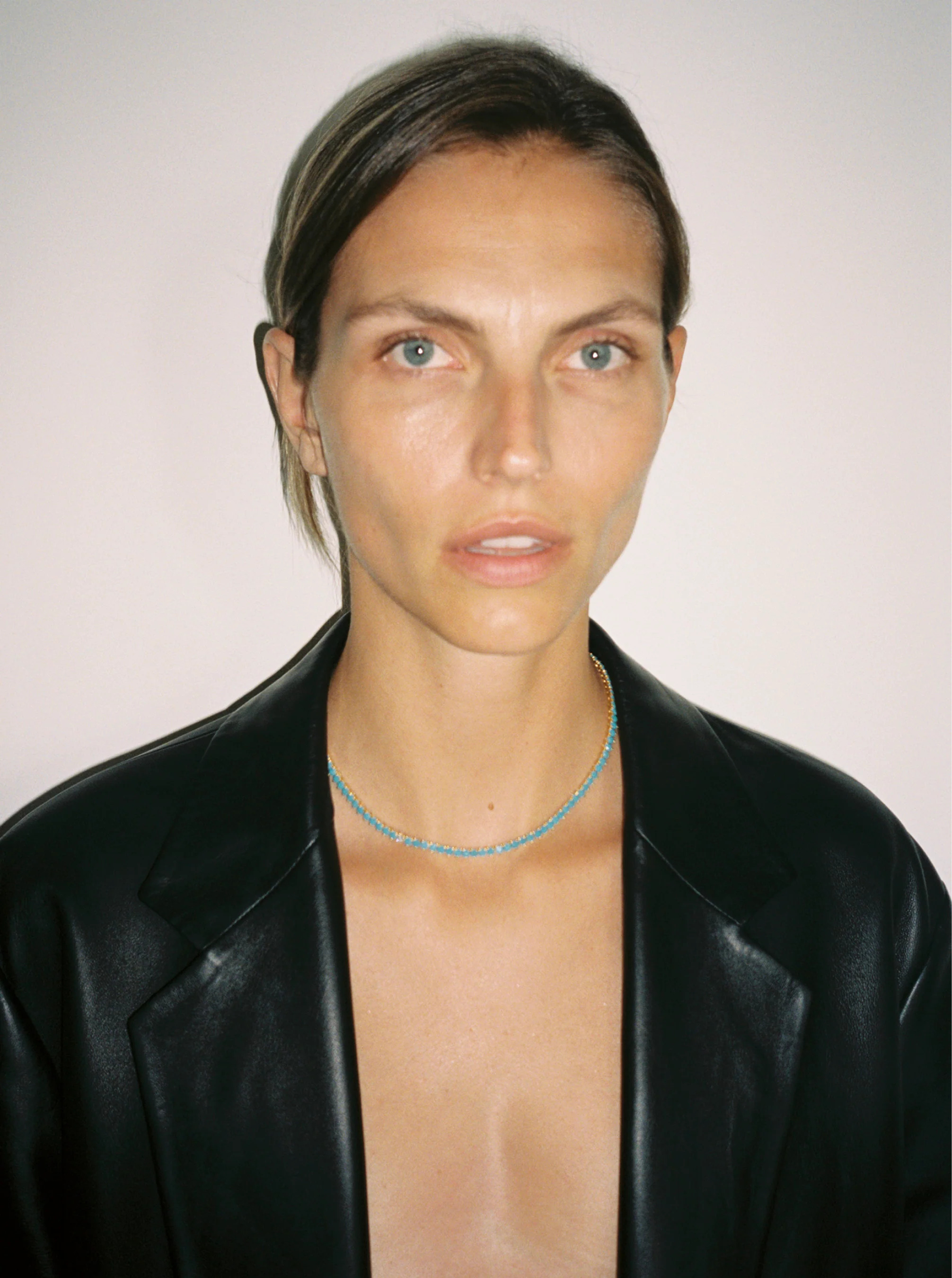 Dorsey - BENNINGTON RIVIÈRE NECKLACE IN NANO TURQUOISE AND LAB DIAMOND - Image 6