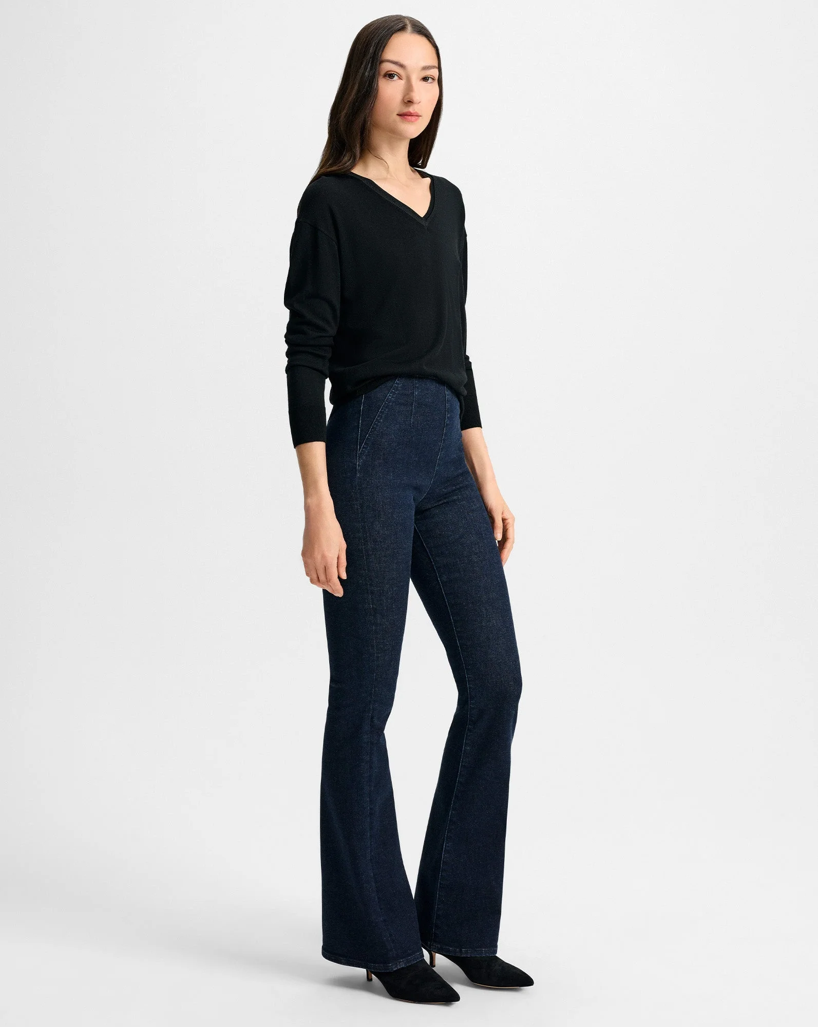 Veronica Beard - Beverly Off - Duty Skinny - Flare Jean - Image 3