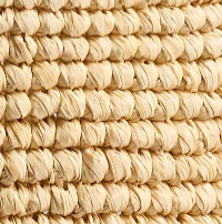 Khaite - Small Billie Bucket Bag in Natural and Lead Raffia - Image 6