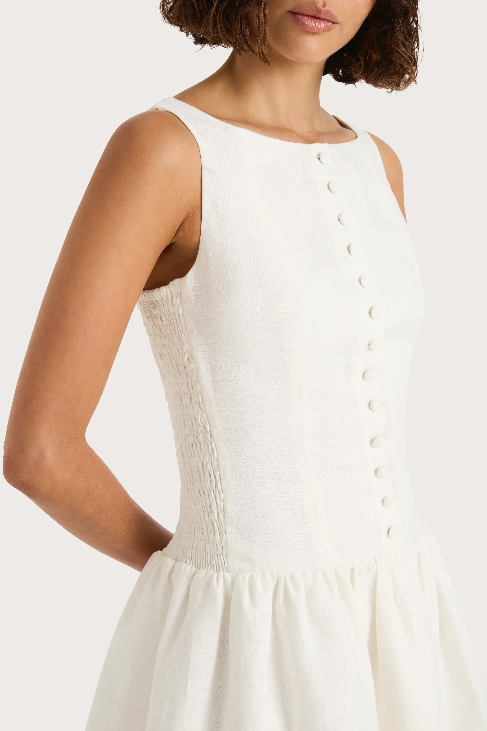 Faithfull - Blair Mini Dress White - Final Sale - Image 6