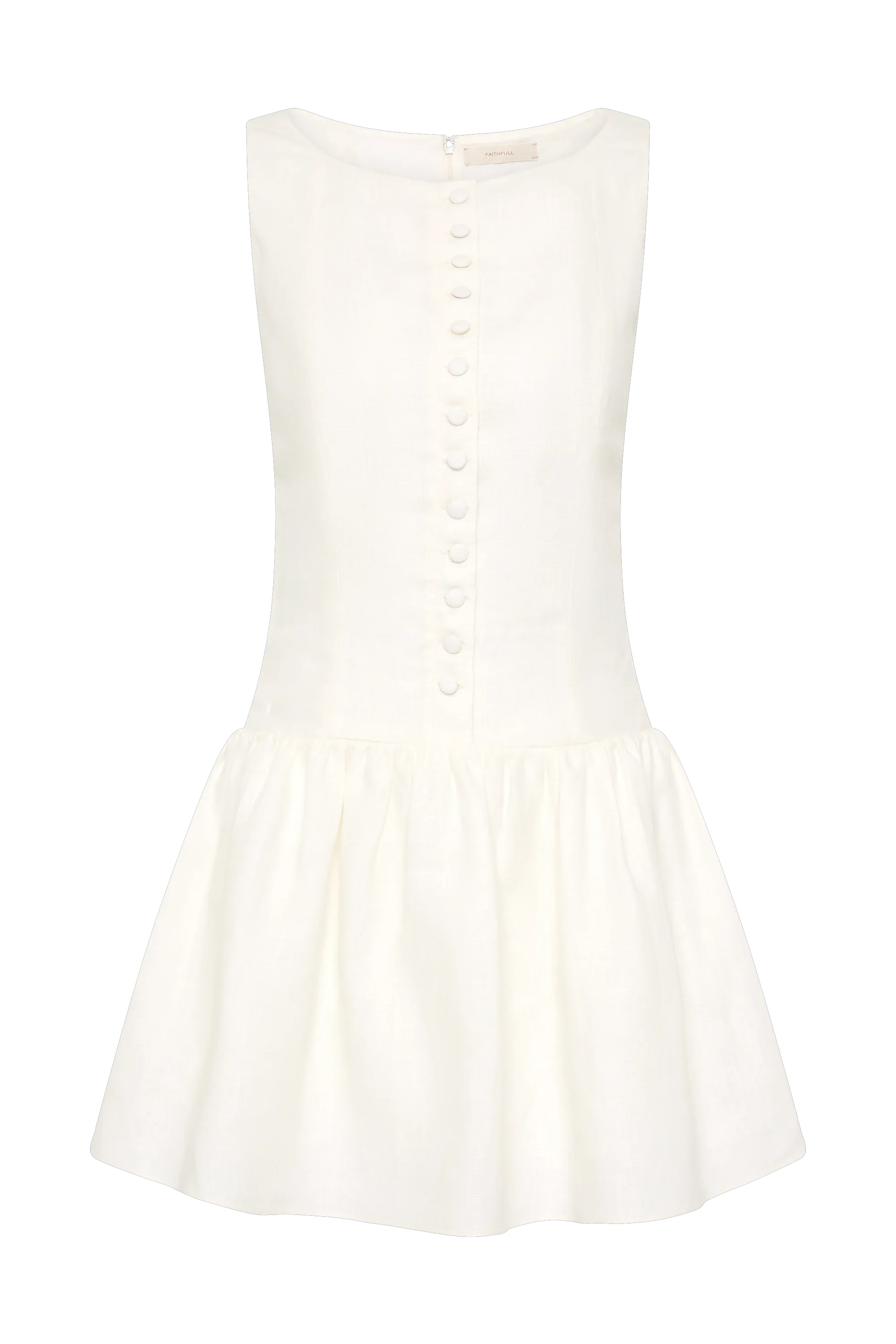 Faithfull - Blair Mini Dress White - Final Sale - Image 8