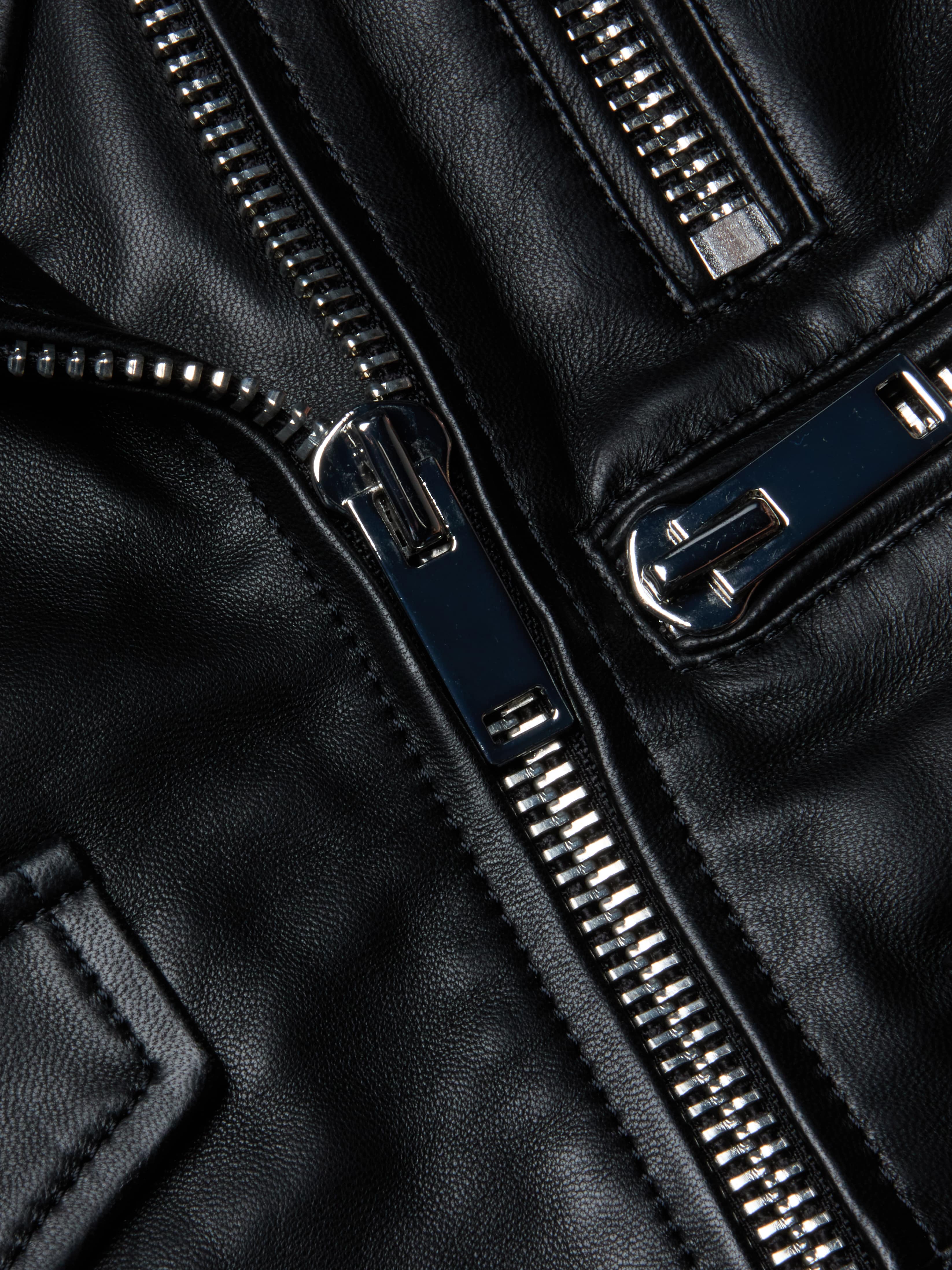 L'AGENCE - Blakely Leather Biker Jacket - Image 17