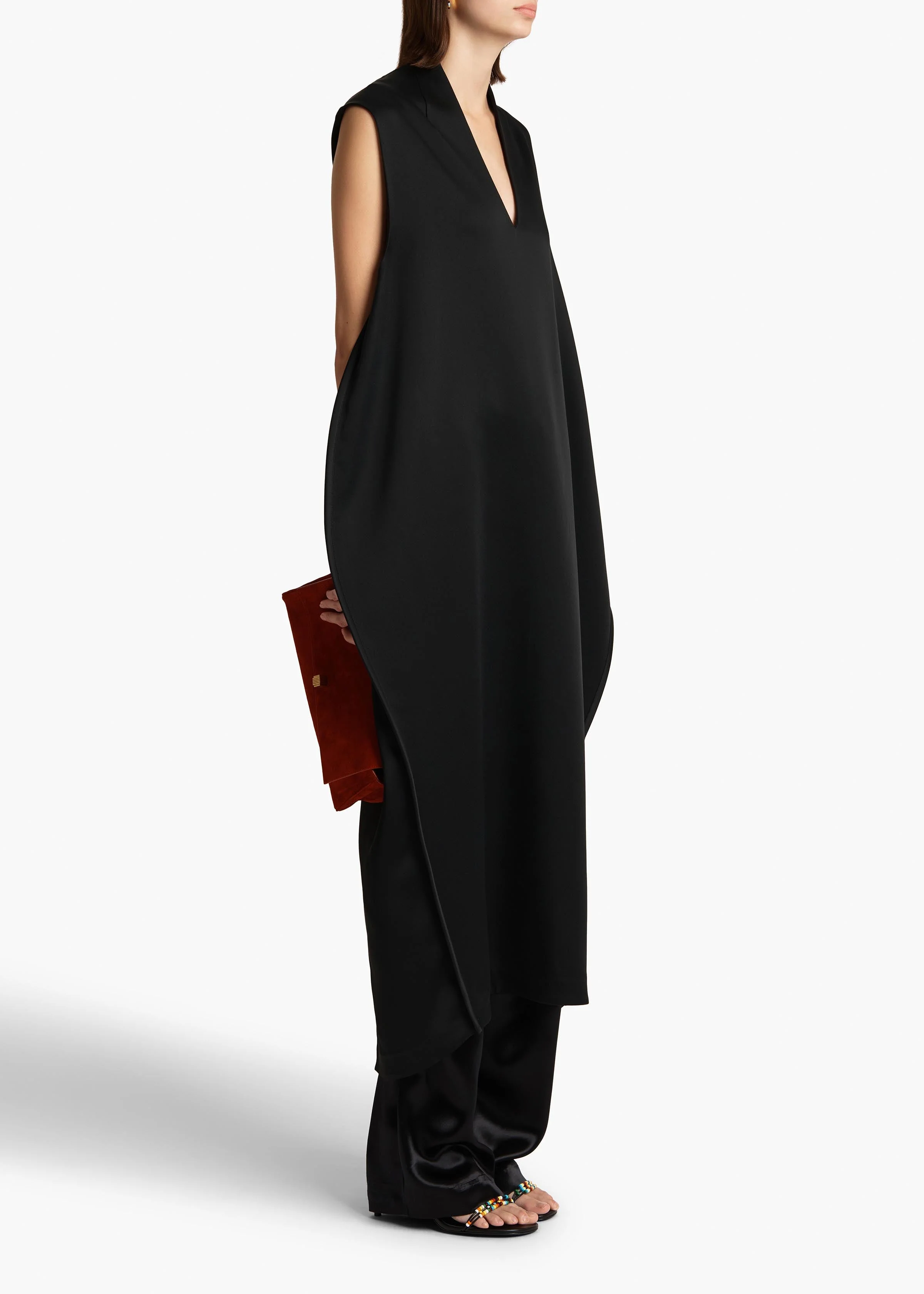 Khaite - Blanche Dress in Black - Image 2