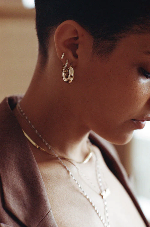 Kinn - Bold Hoop Earrings Extra Small - Image 5