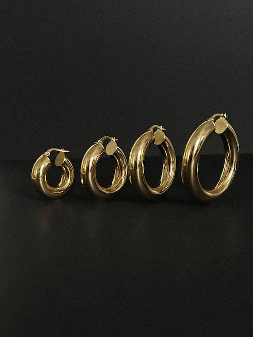 Kinn - Bold Hoop Earrings Extra Small - Image 8