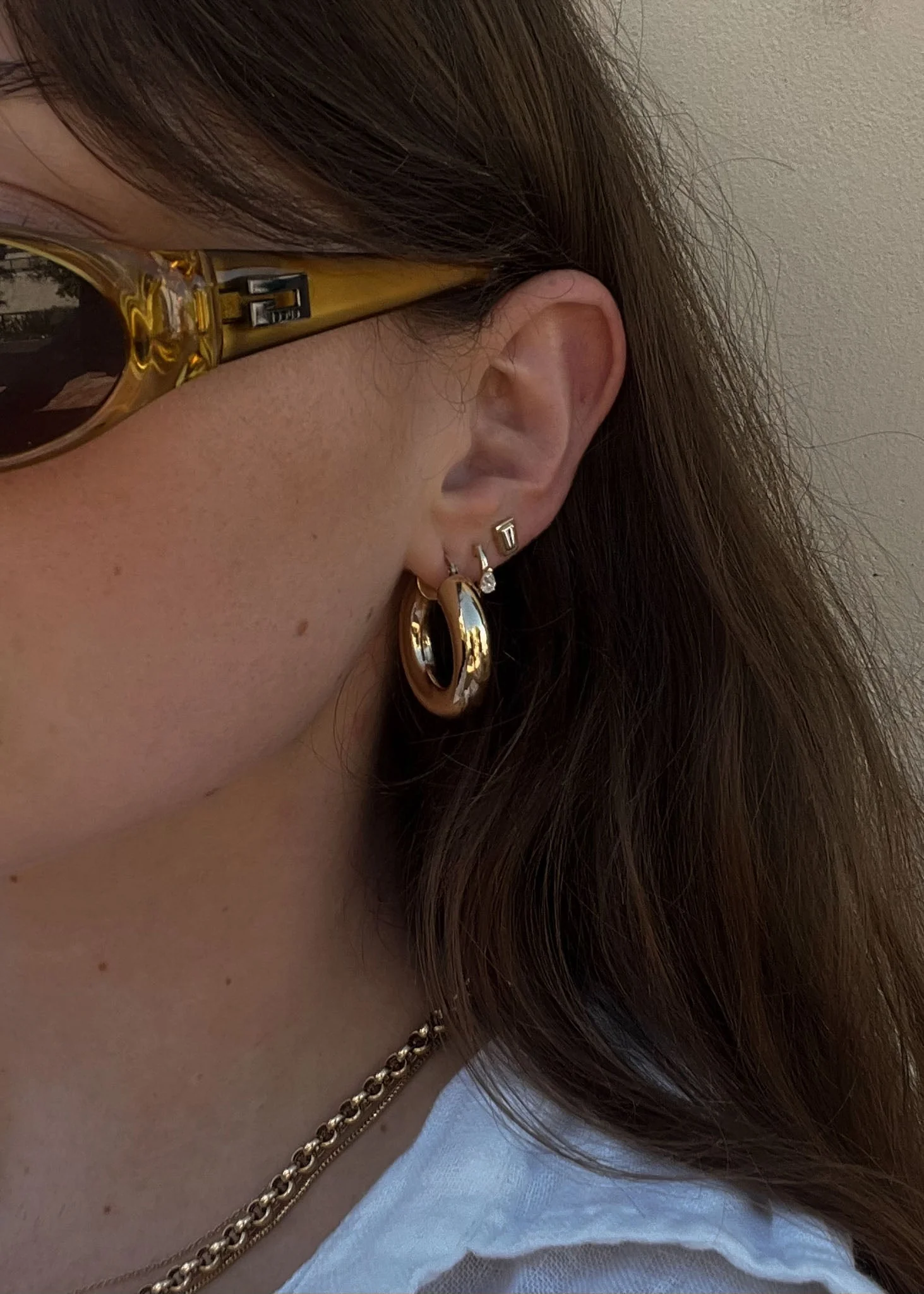 Kinn - Bold Hoop Earrings Small - Image 5