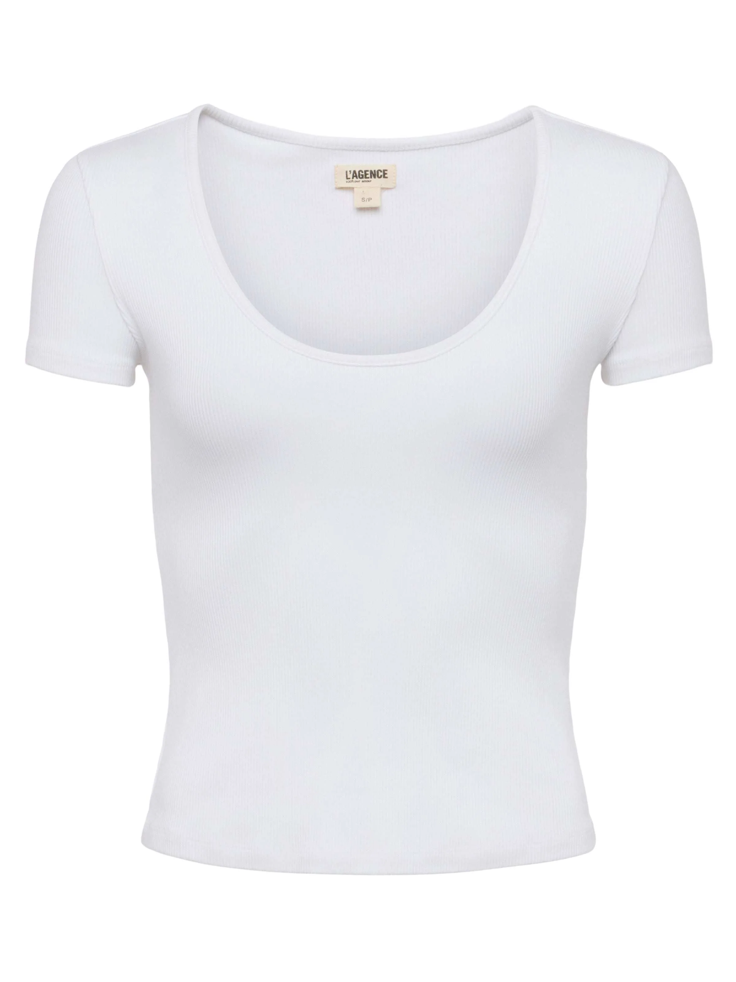 L'AGENCE - Brynlee Scoopneck Tee - Image 6