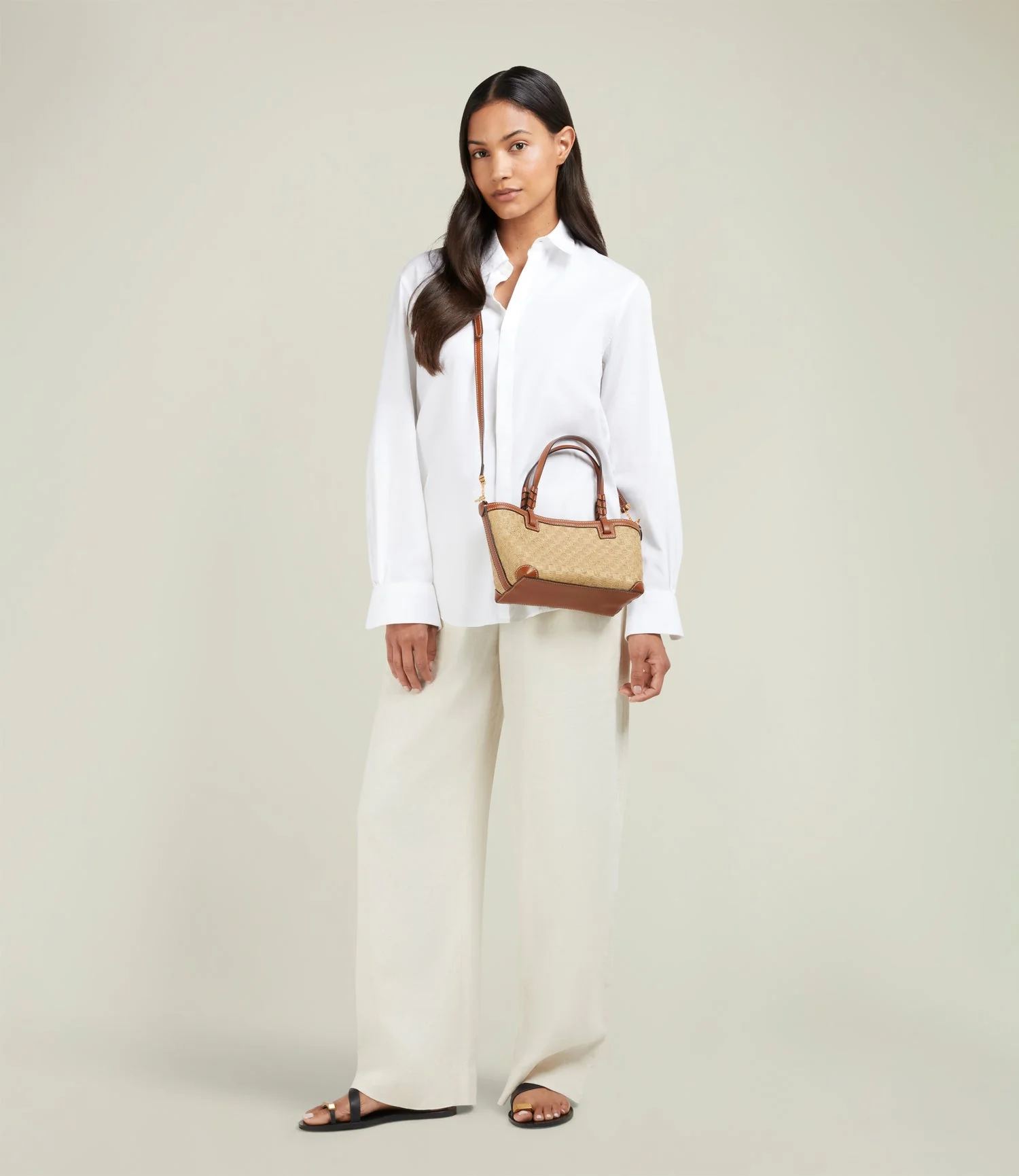 Metier - Cala 21 Woven Fabric Sahara with Buffalo Cognac - Image 5