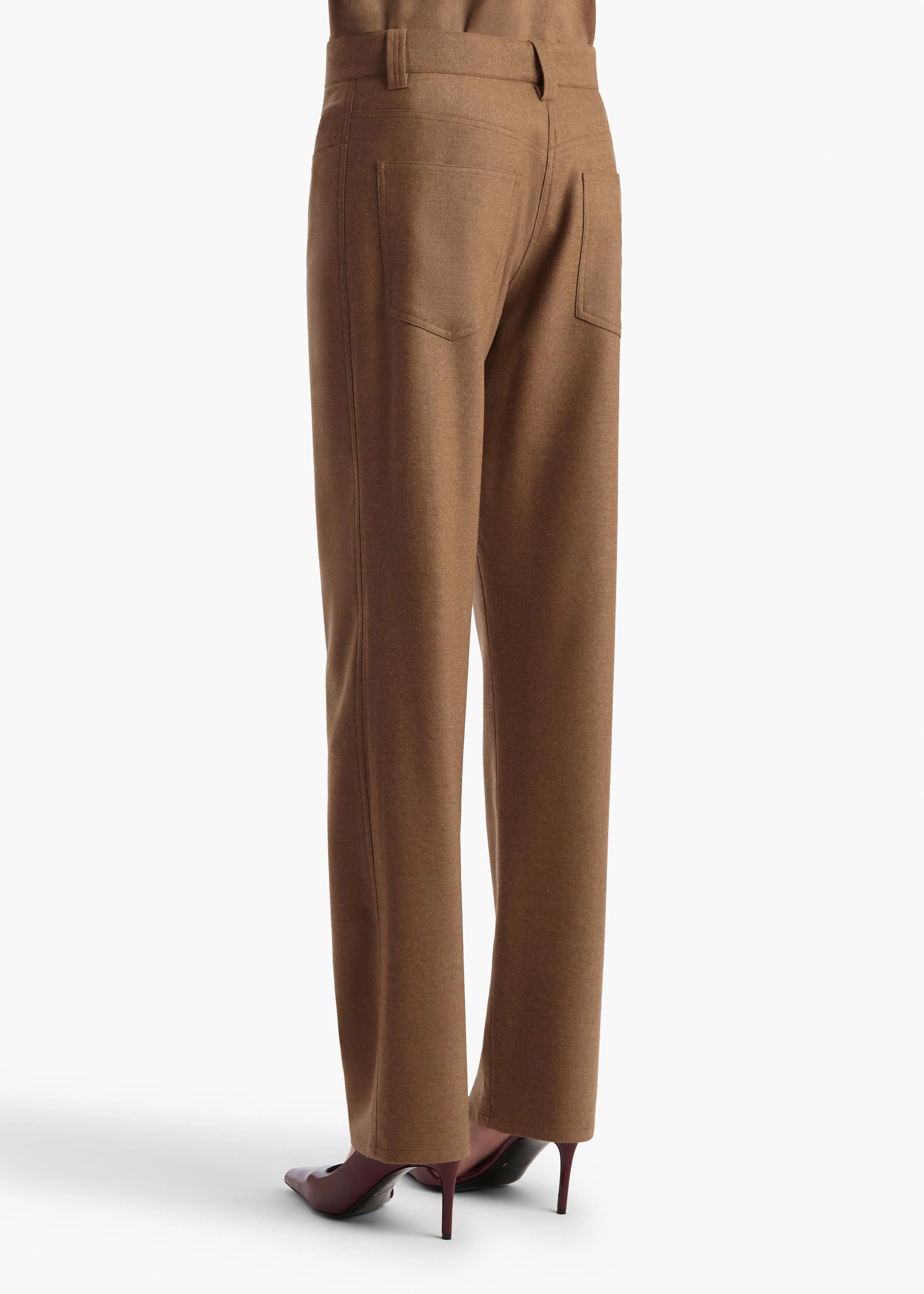 Khaite - Callum Pant in Toffee - Image 11